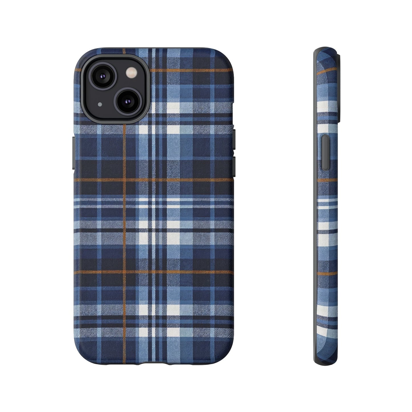 iphone case Indigo Denim Plaid iPhone 14 Plus