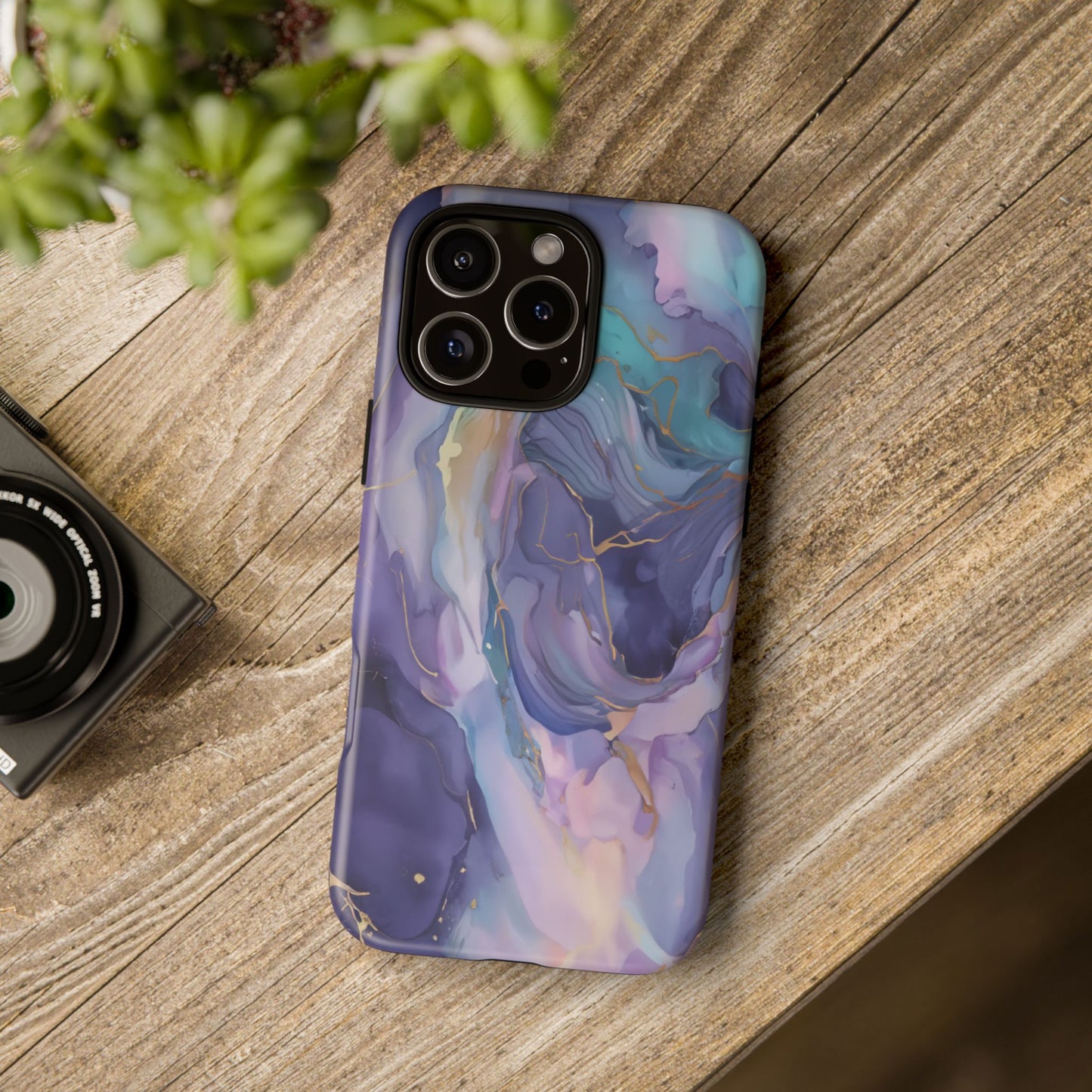 iphone case Lavender Marble Cosmos