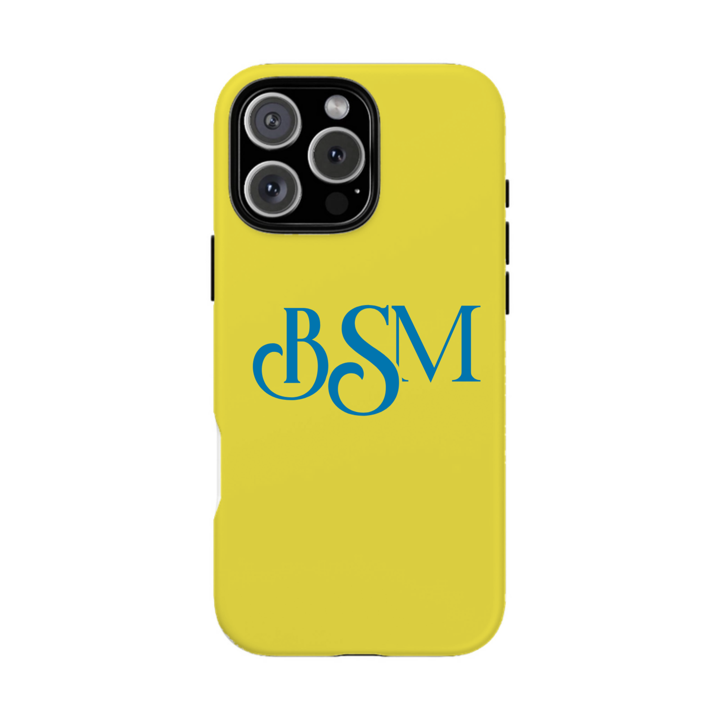 iphone case Lemon Zest Elegant 3 Initials