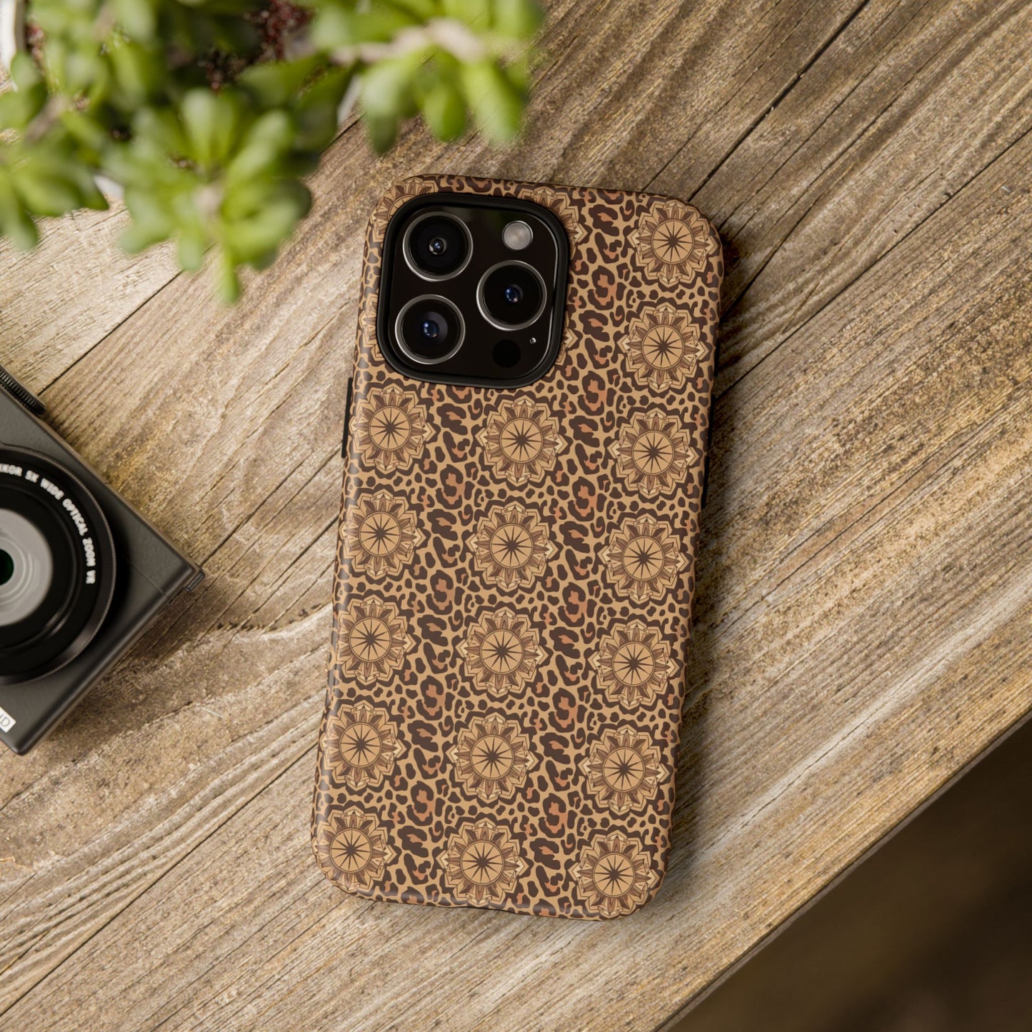 iphone case Leopard Mandala Luxe
