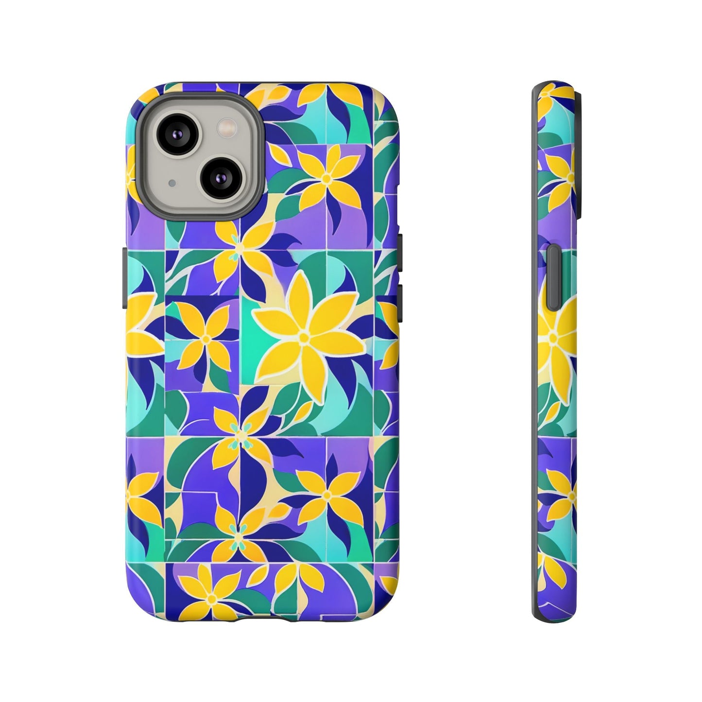iphone case Mediterranean Tile Garden iPhone 14