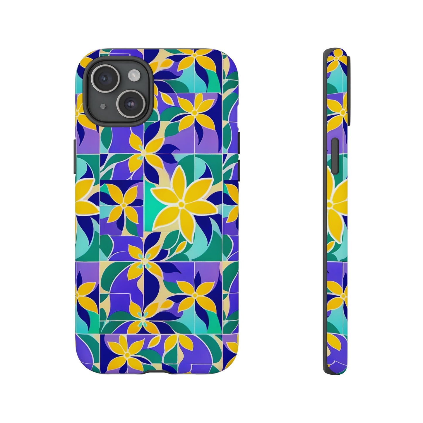 iphone case Mediterranean Tile Garden iPhone 15 Plus