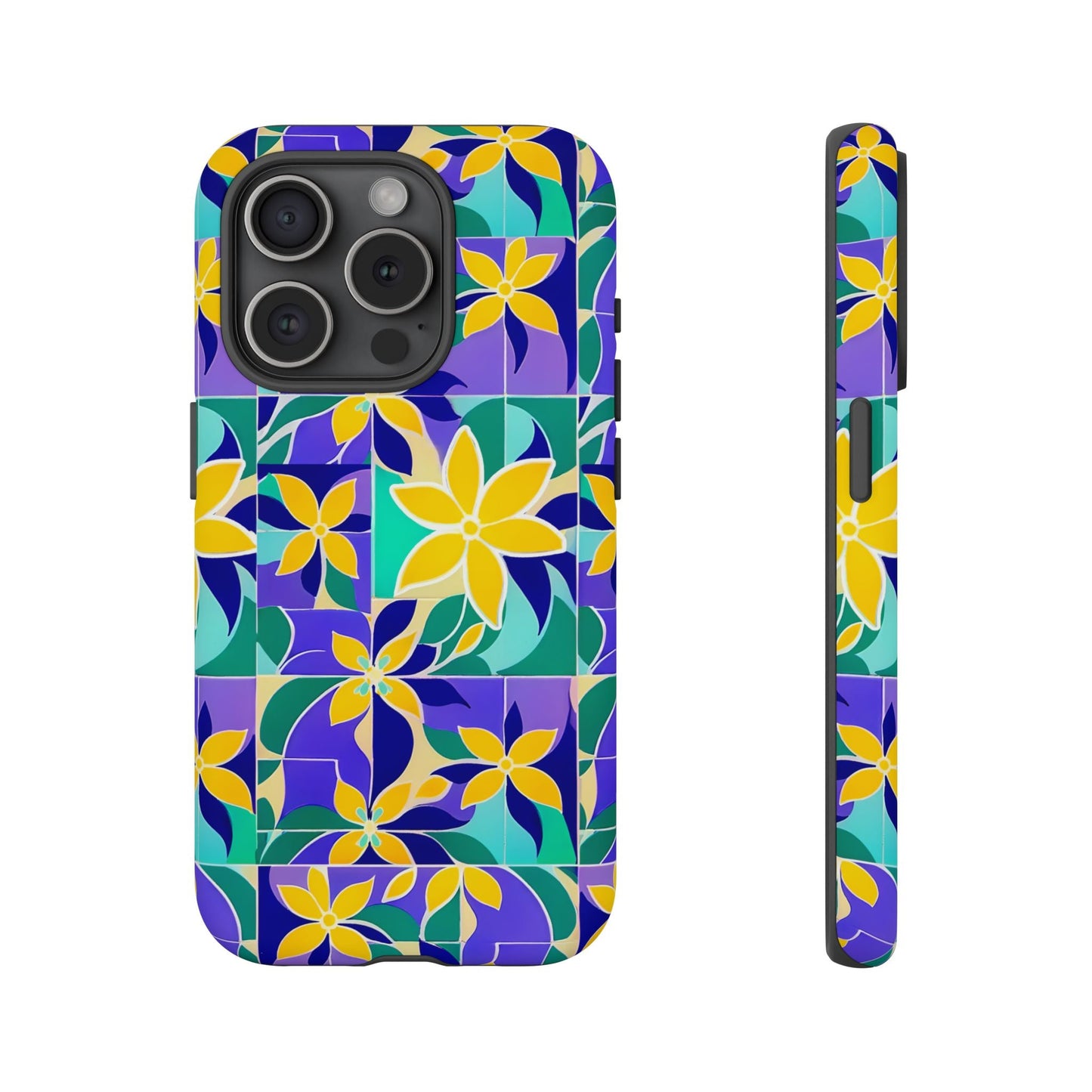 iphone case Mediterranean Tile Garden iPhone 15 Pro