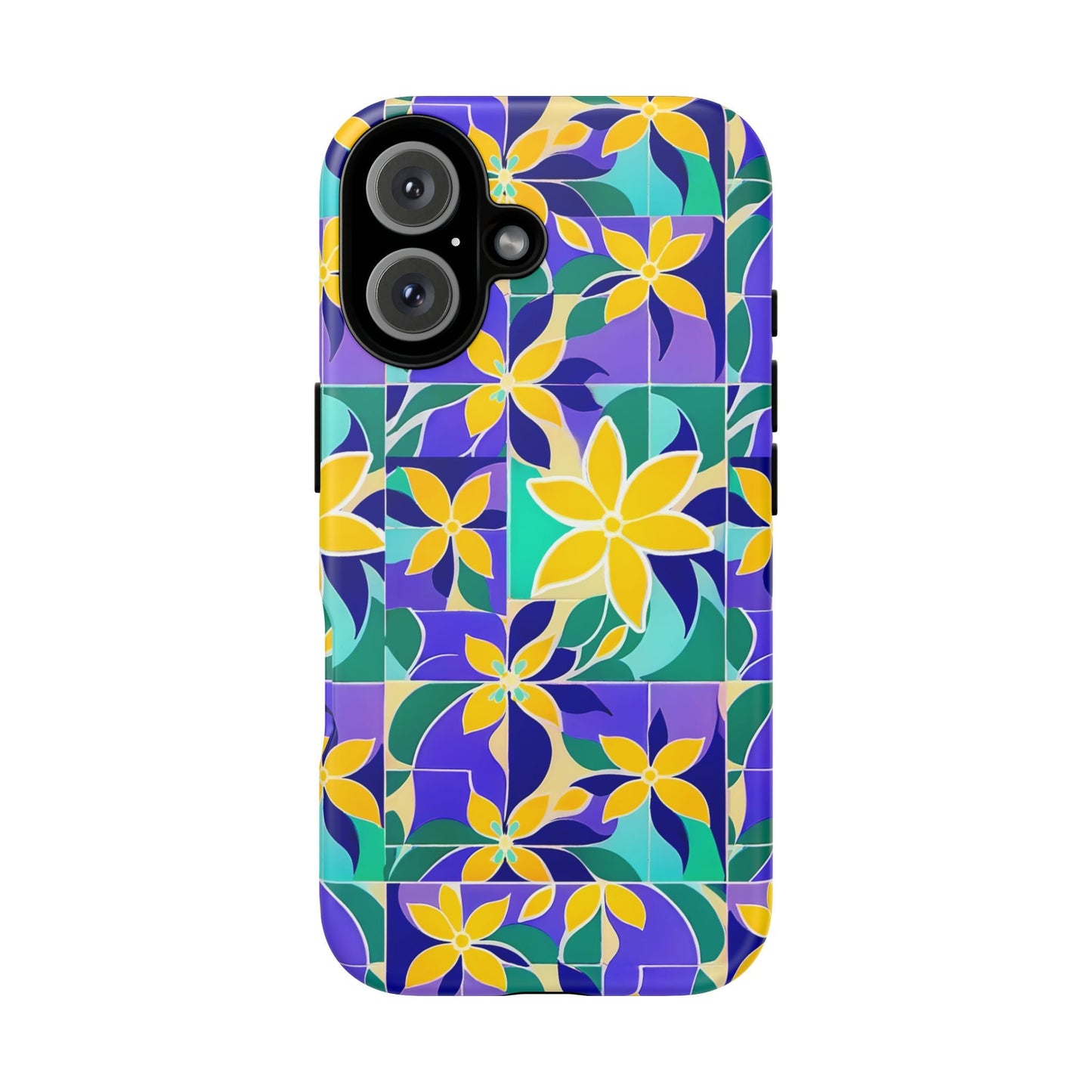 iphone case Mediterranean Tile Garden iPhone 16
