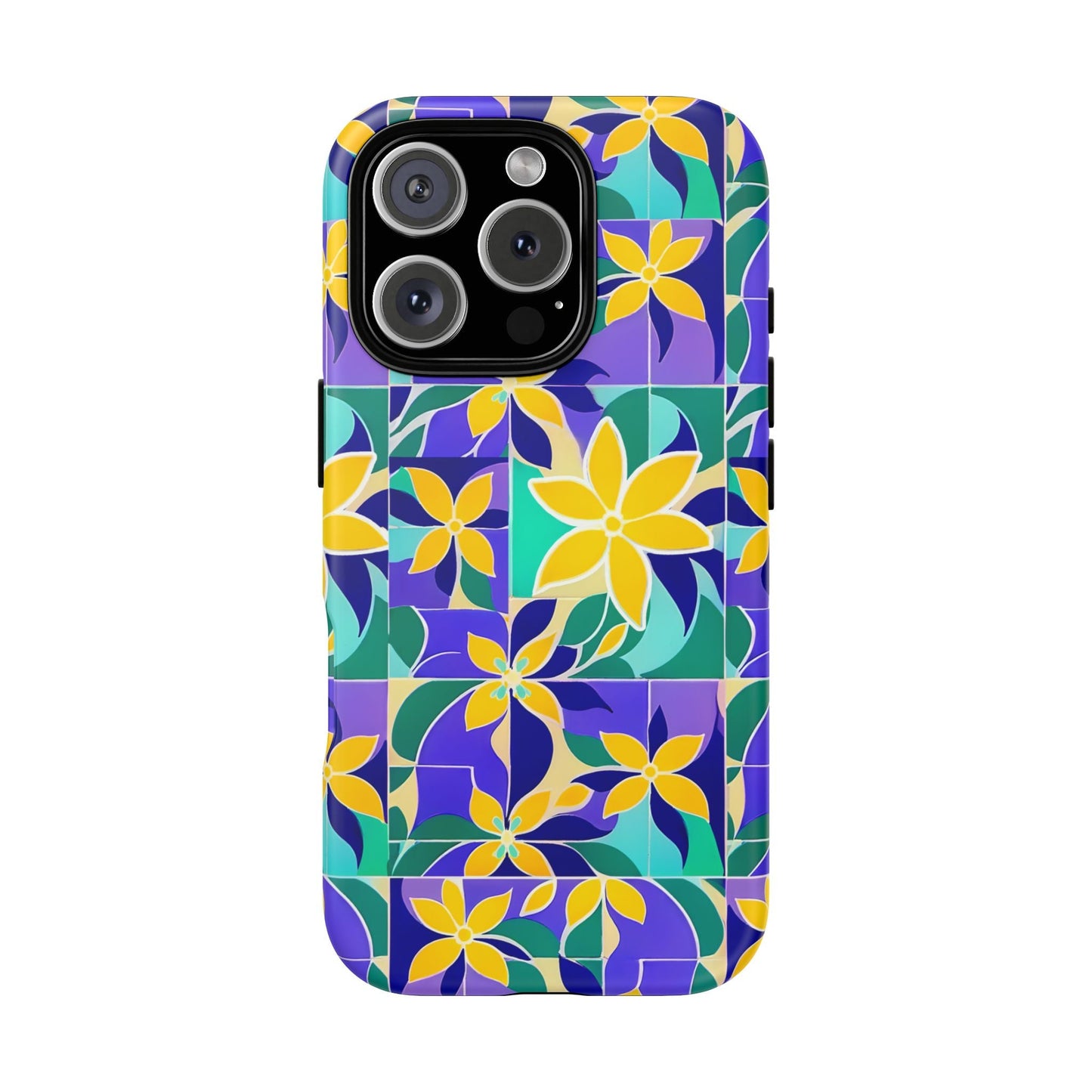 iphone case Mediterranean Tile Garden iPhone 16 Pro