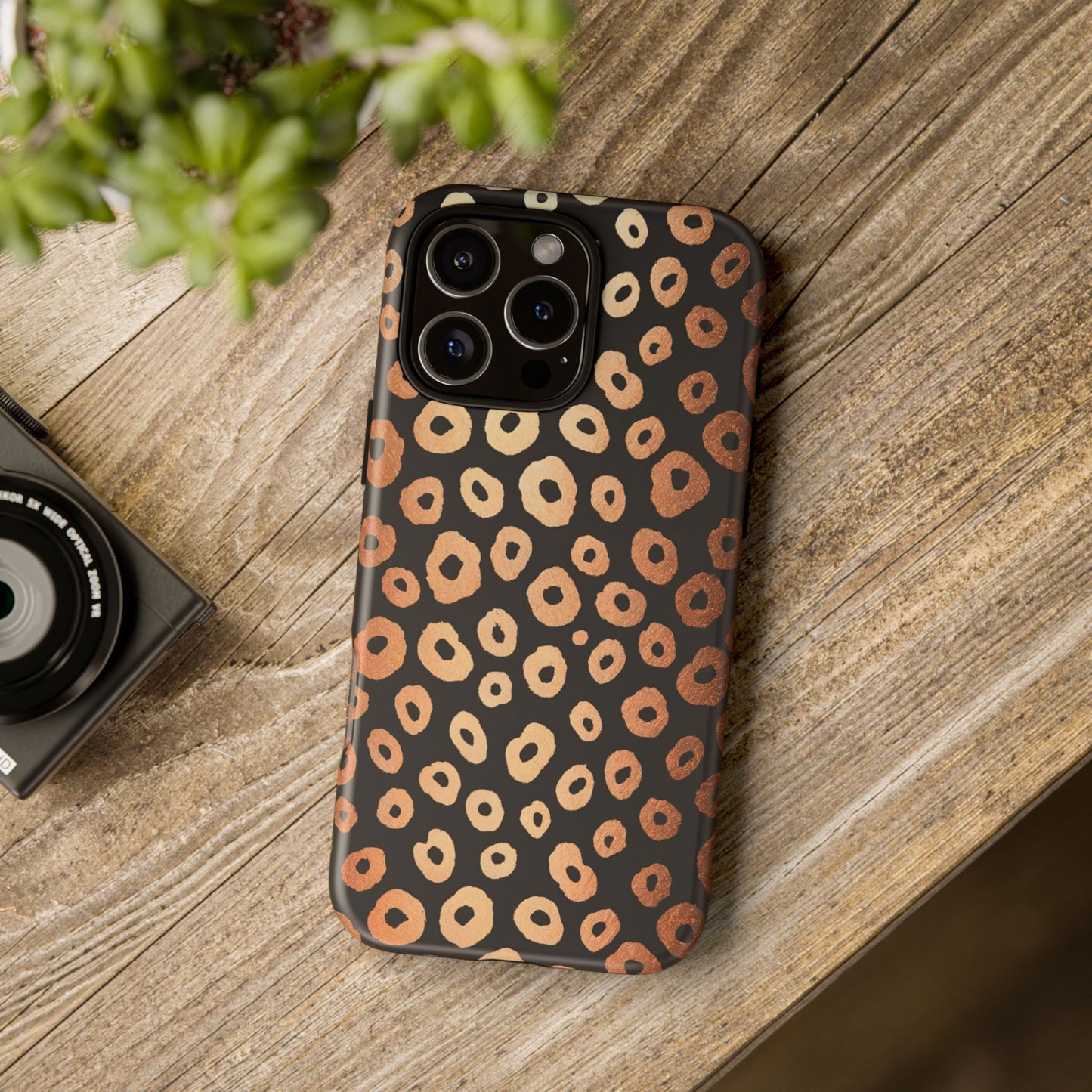 iphone case Metallic Wild Leopard