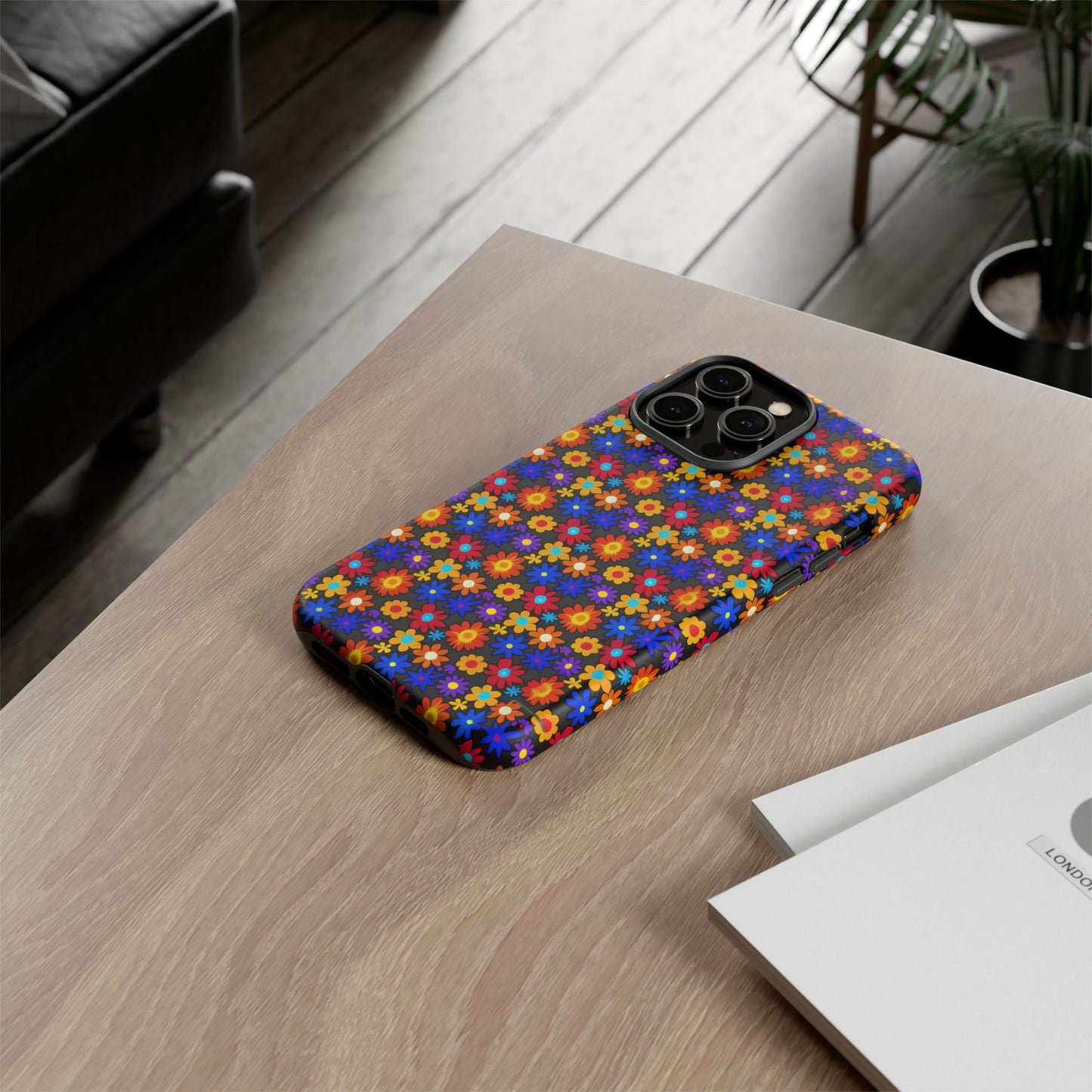iphone case Midnight Daisy Fiesta