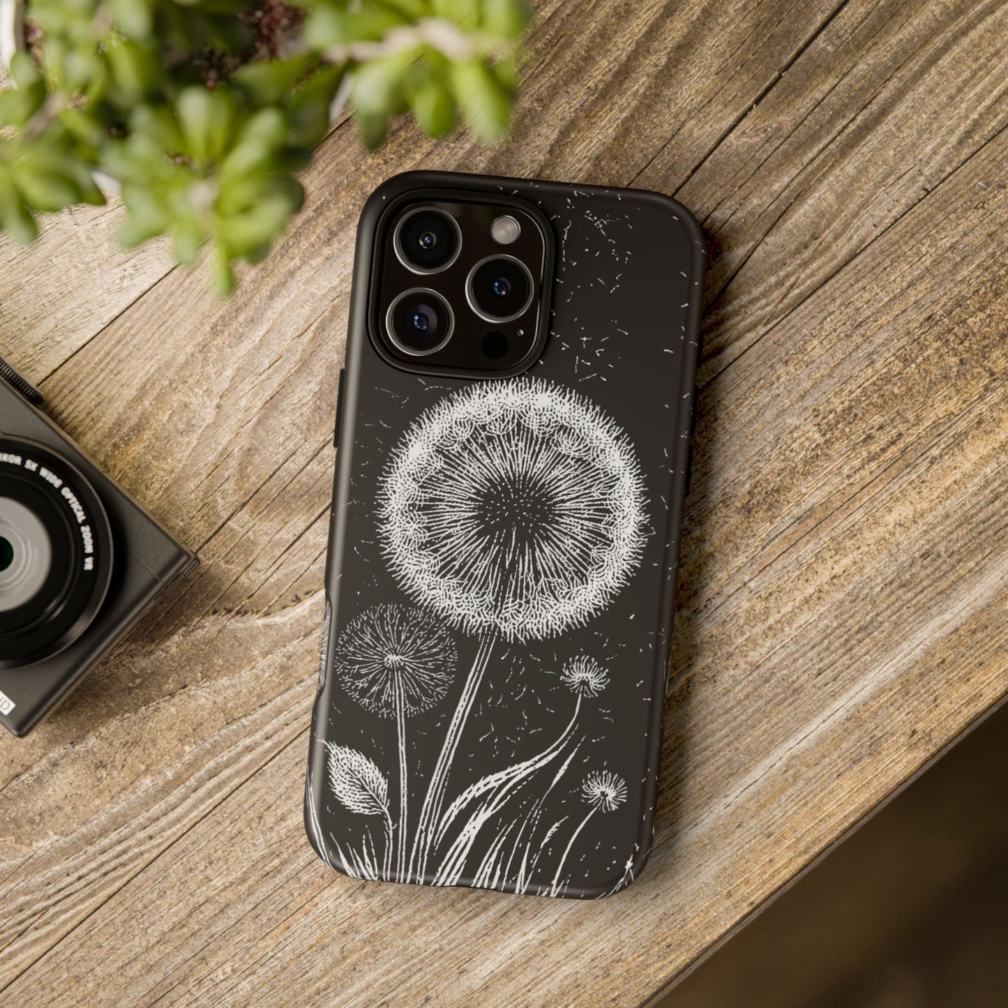 iphone case Midnight Dandelions