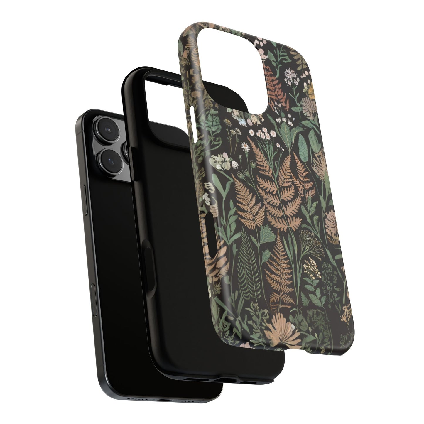 iphone case Midnight Fern Garden