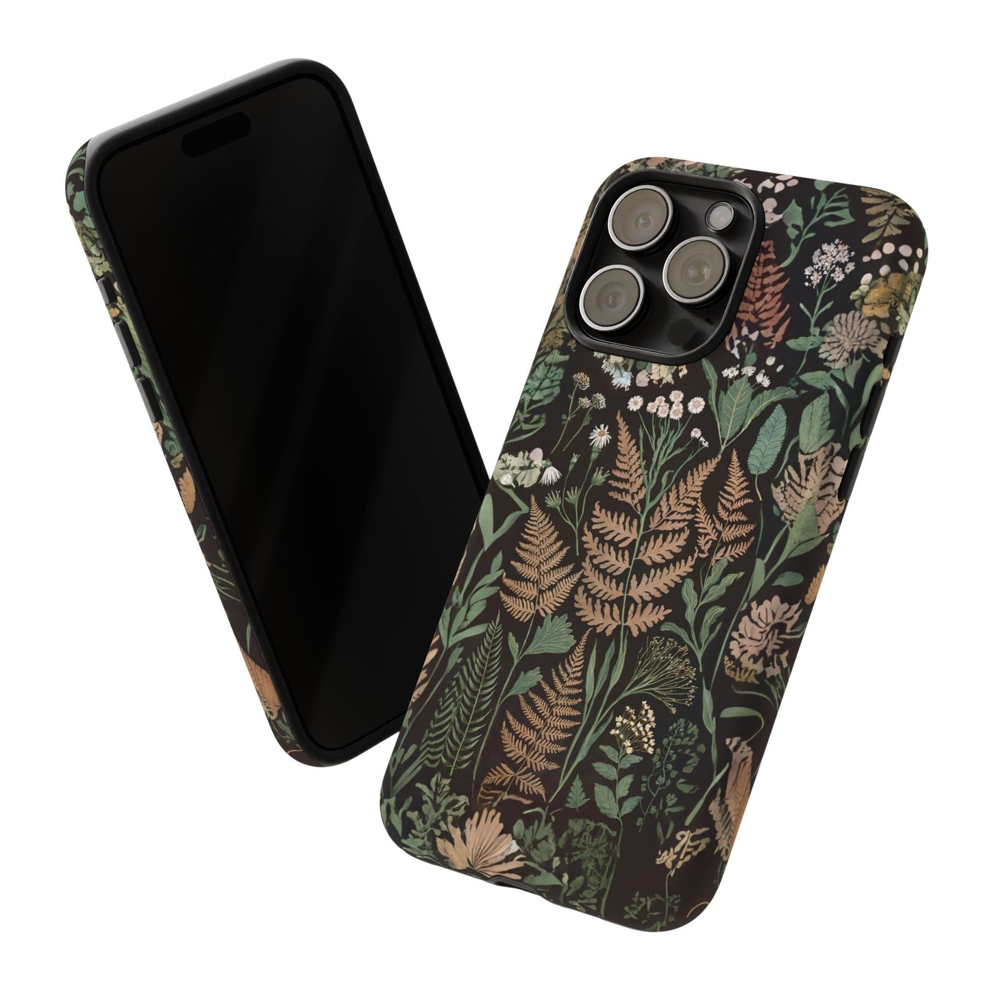 iphone case Midnight Fern Garden
