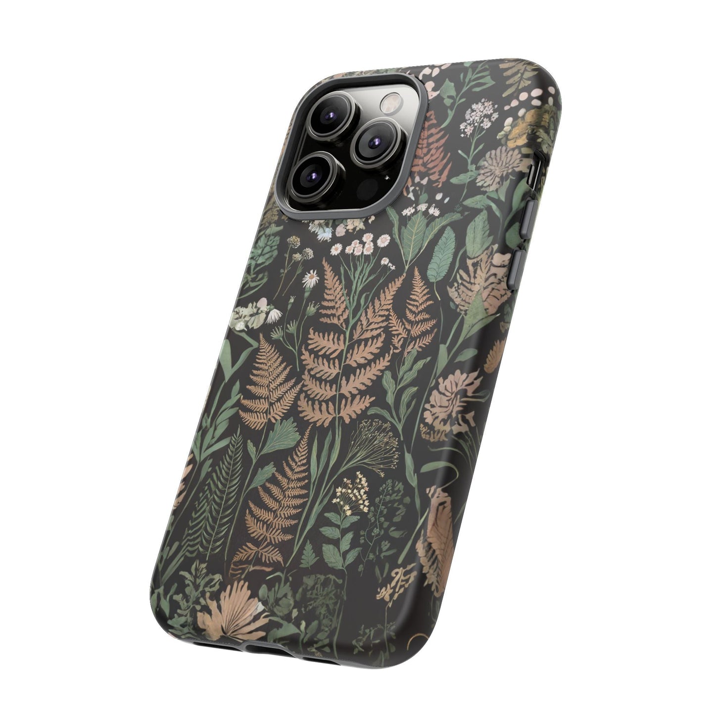 iphone case Midnight Fern Garden