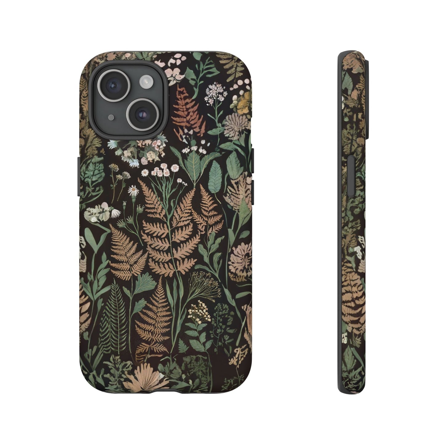 iphone case Midnight Fern Garden iPhone 15