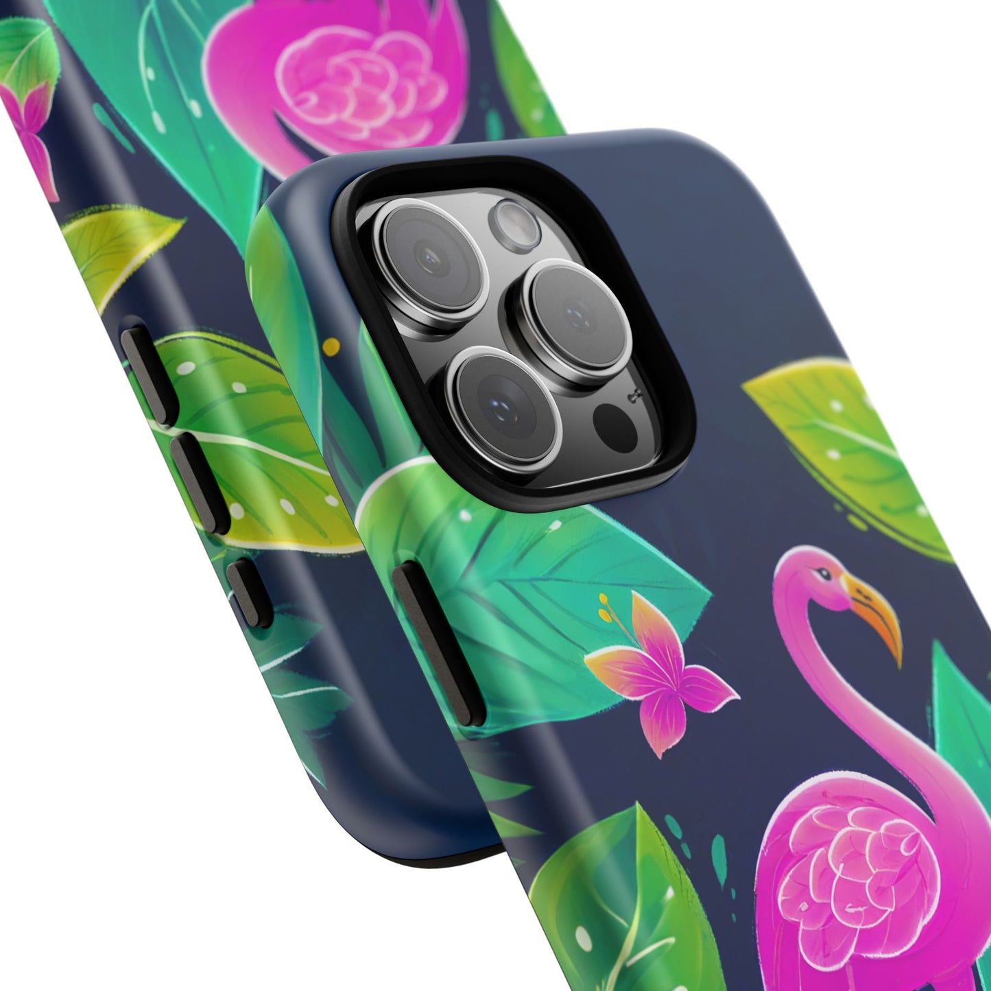 iphone case Midnight Flamingo Paradise