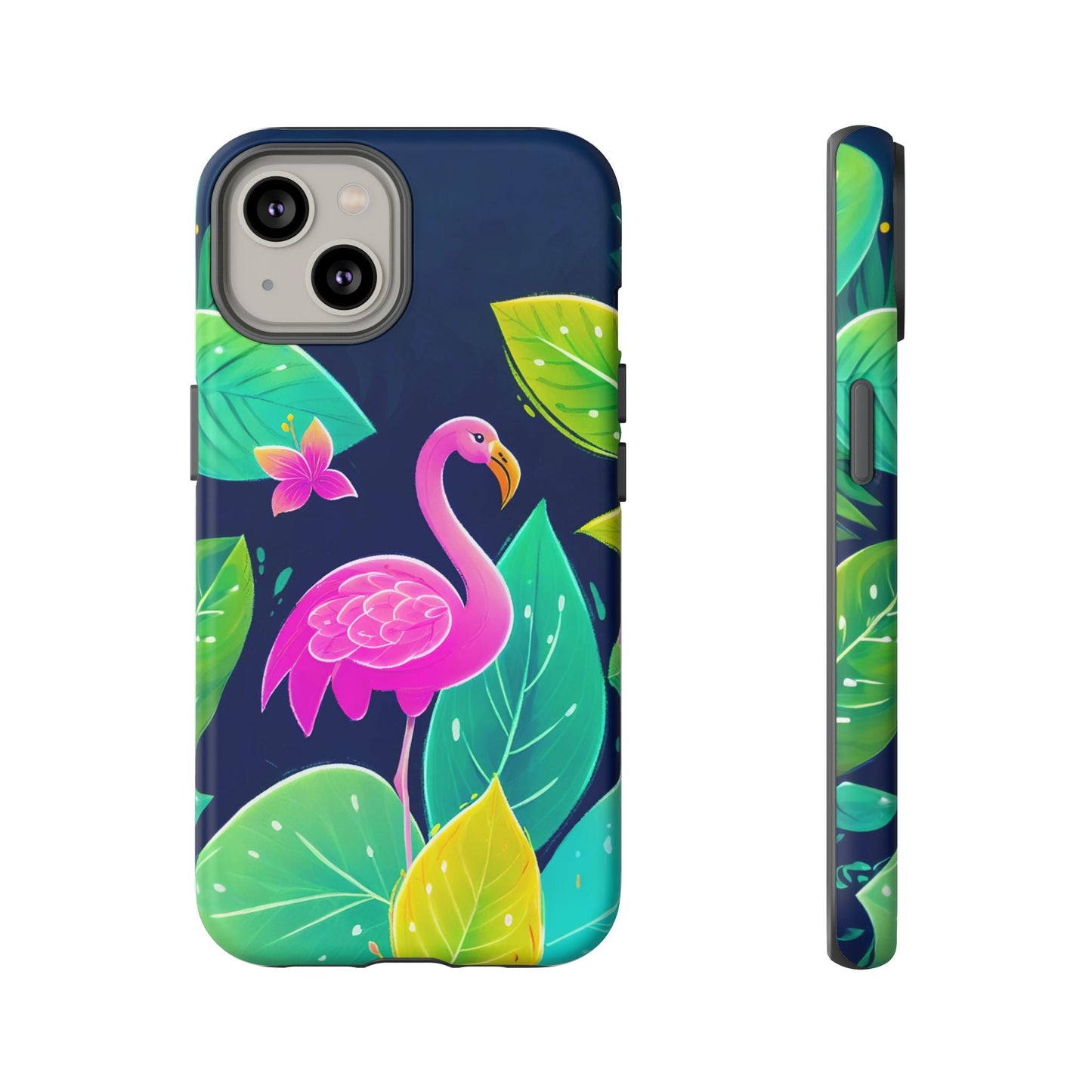 iphone case Midnight Flamingo Paradise iPhone 14