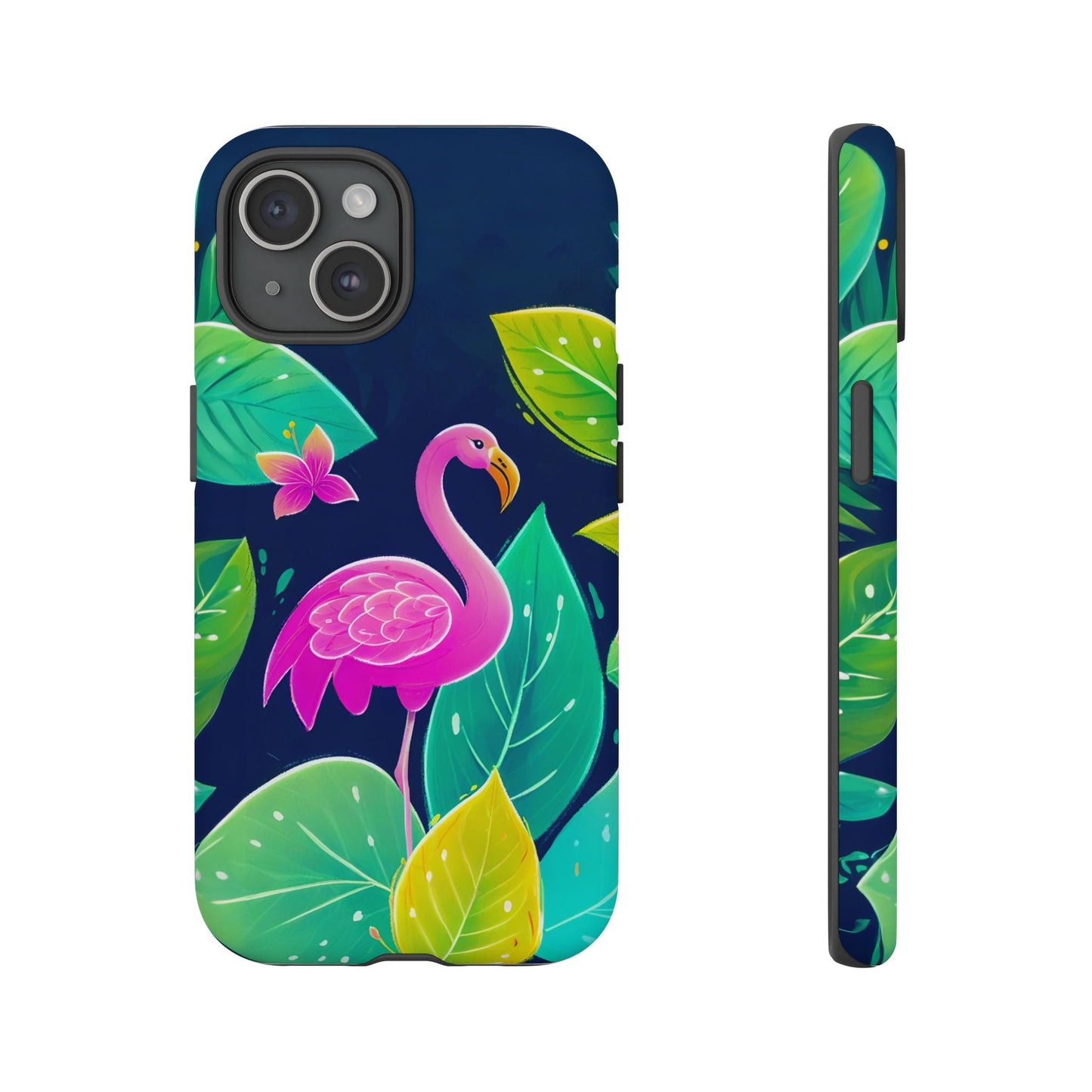 iphone case Midnight Flamingo Paradise iPhone 15