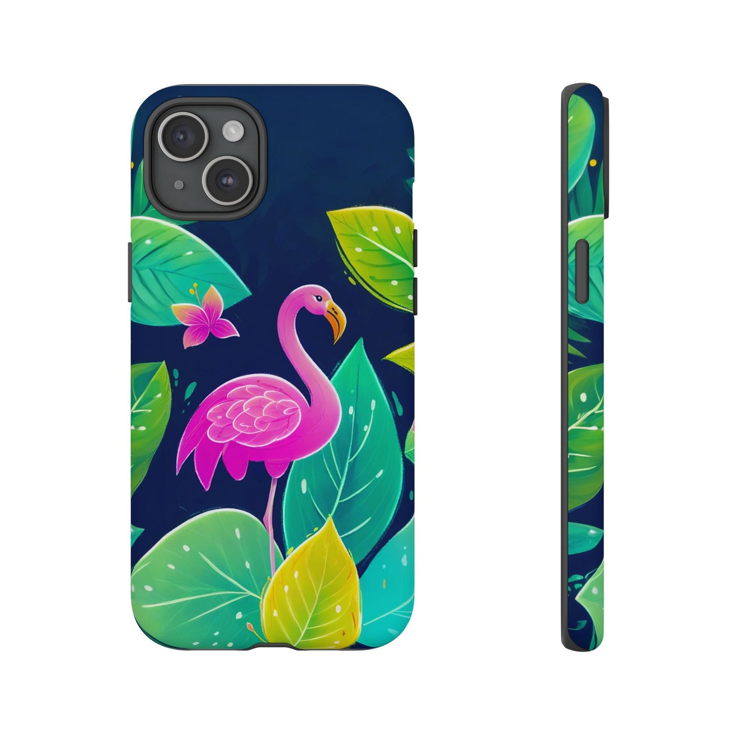 iphone case Midnight Flamingo Paradise iPhone 15 Plus
