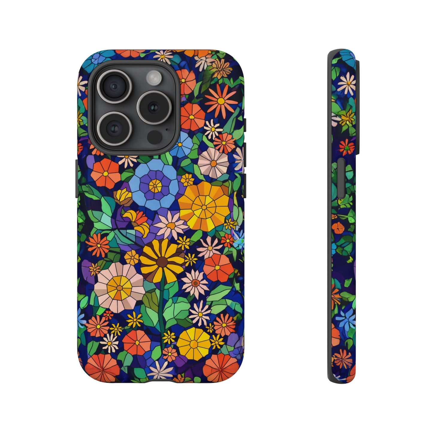iphone case Midnight Garden Mosaic iPhone 15 Pro
