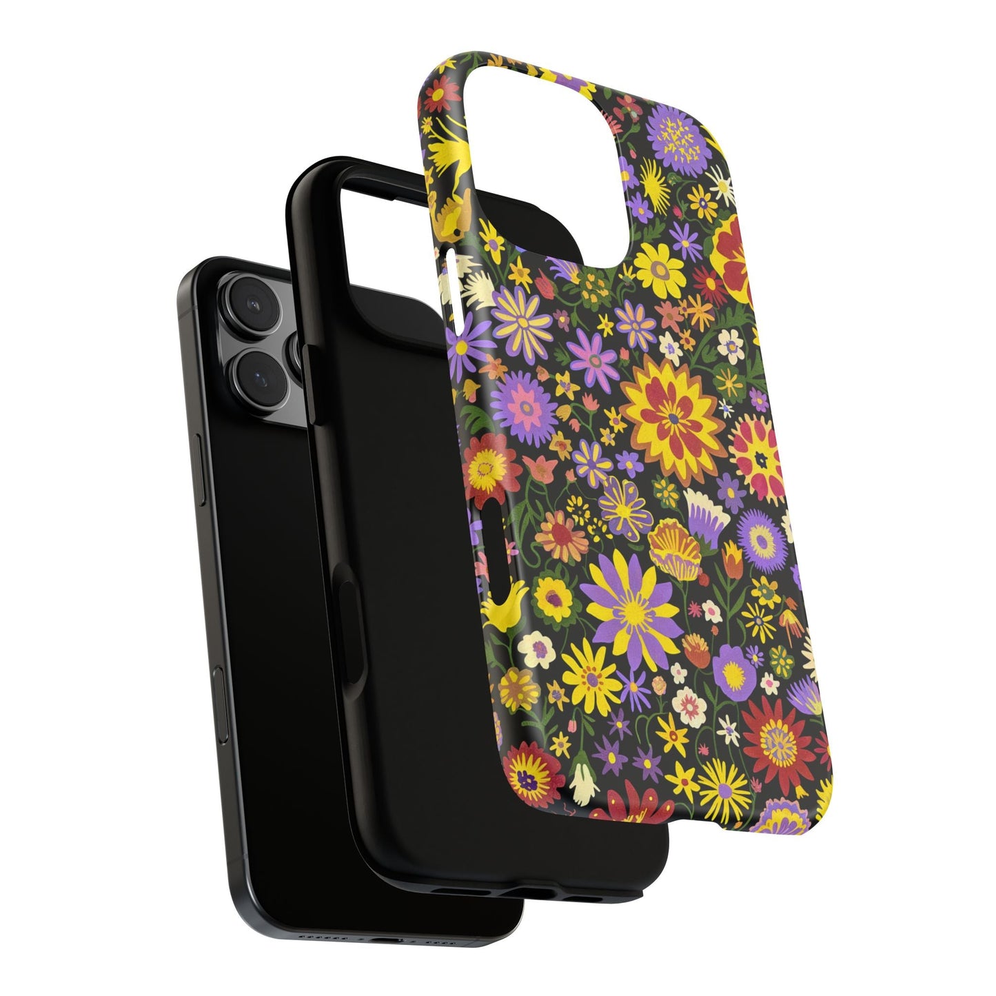iphone case Midnight Wildflower Tapestry