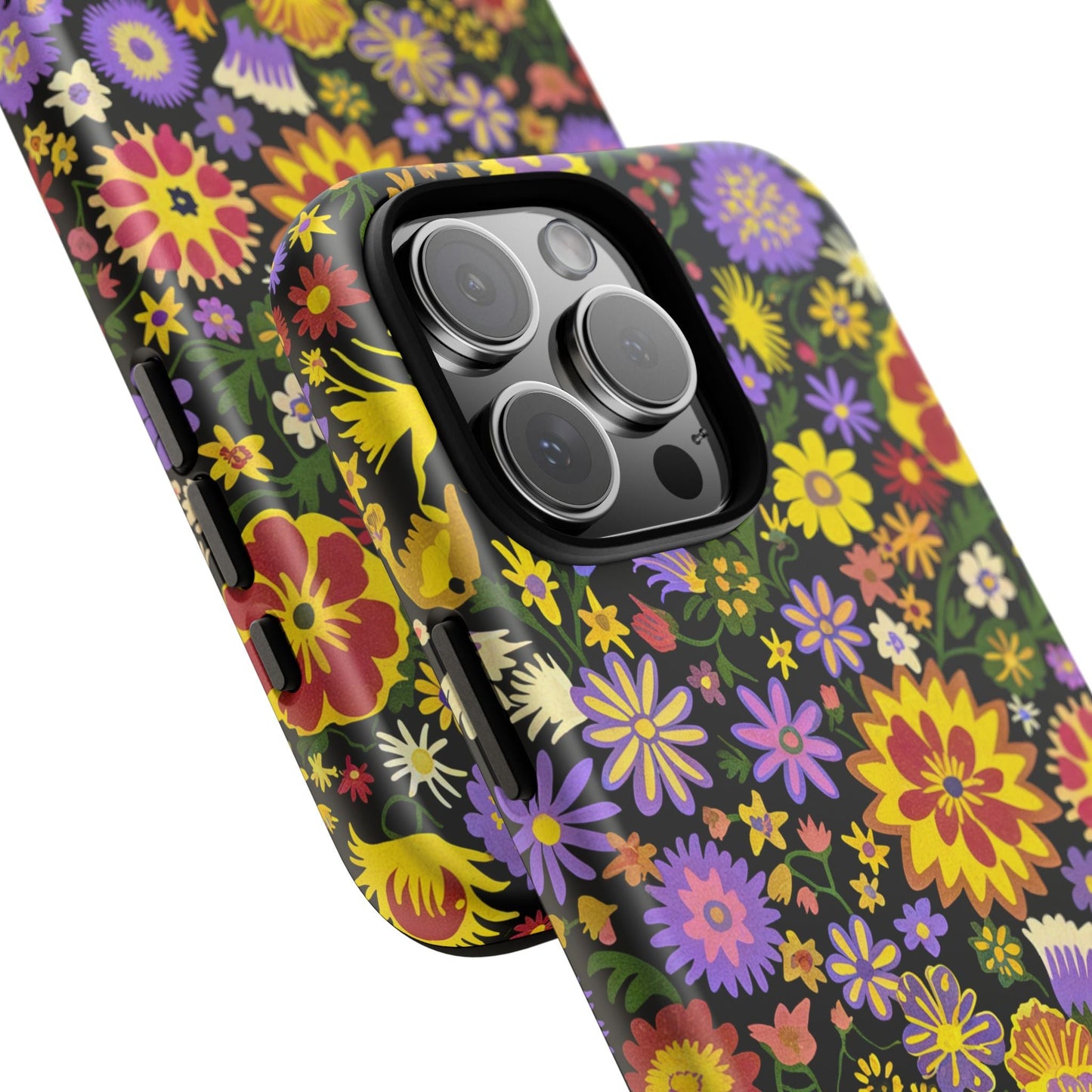 iphone case Midnight Wildflower Tapestry