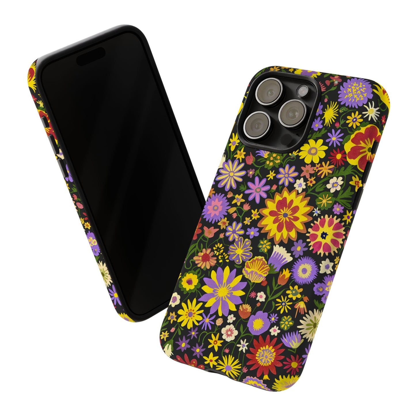 iphone case Midnight Wildflower Tapestry