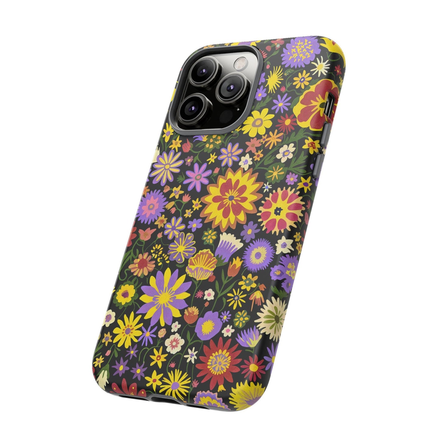 iphone case Midnight Wildflower Tapestry