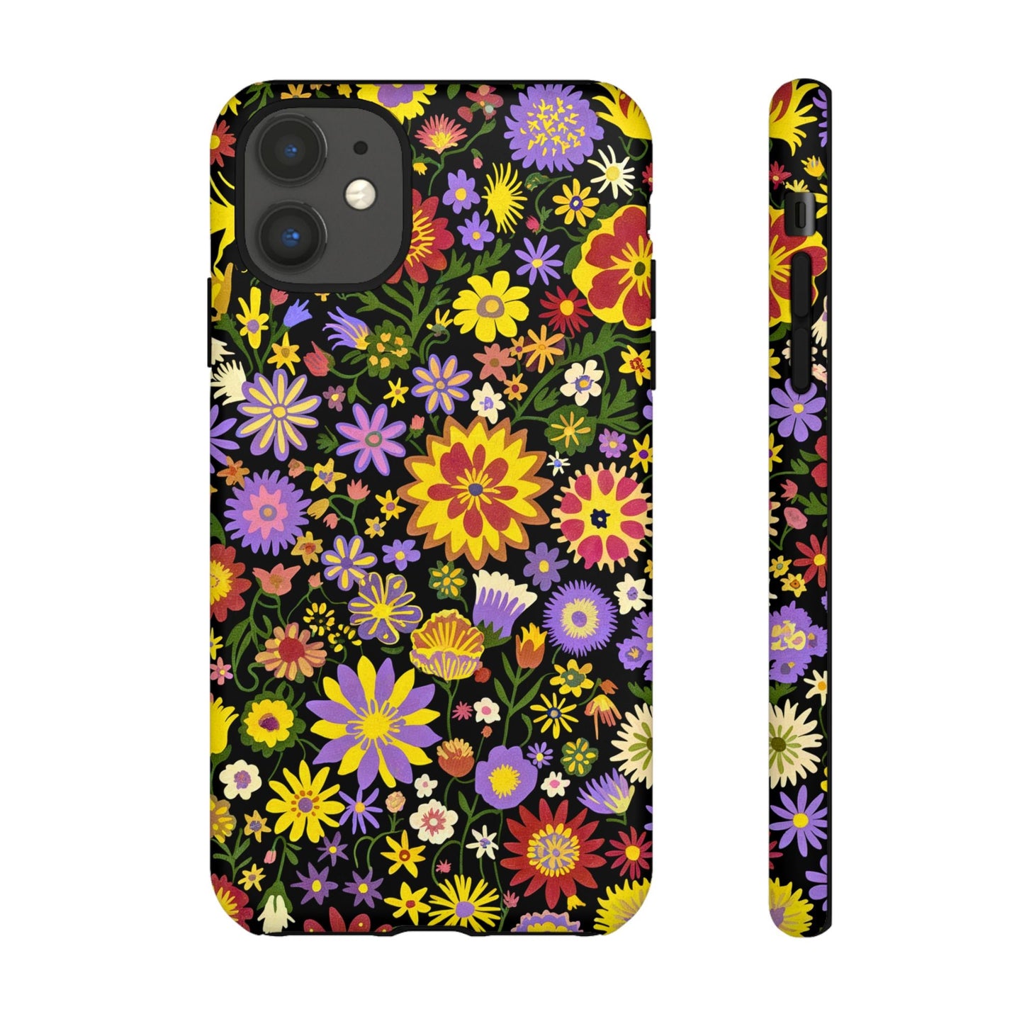 iphone case Midnight Wildflower Tapestry iPhone 11
