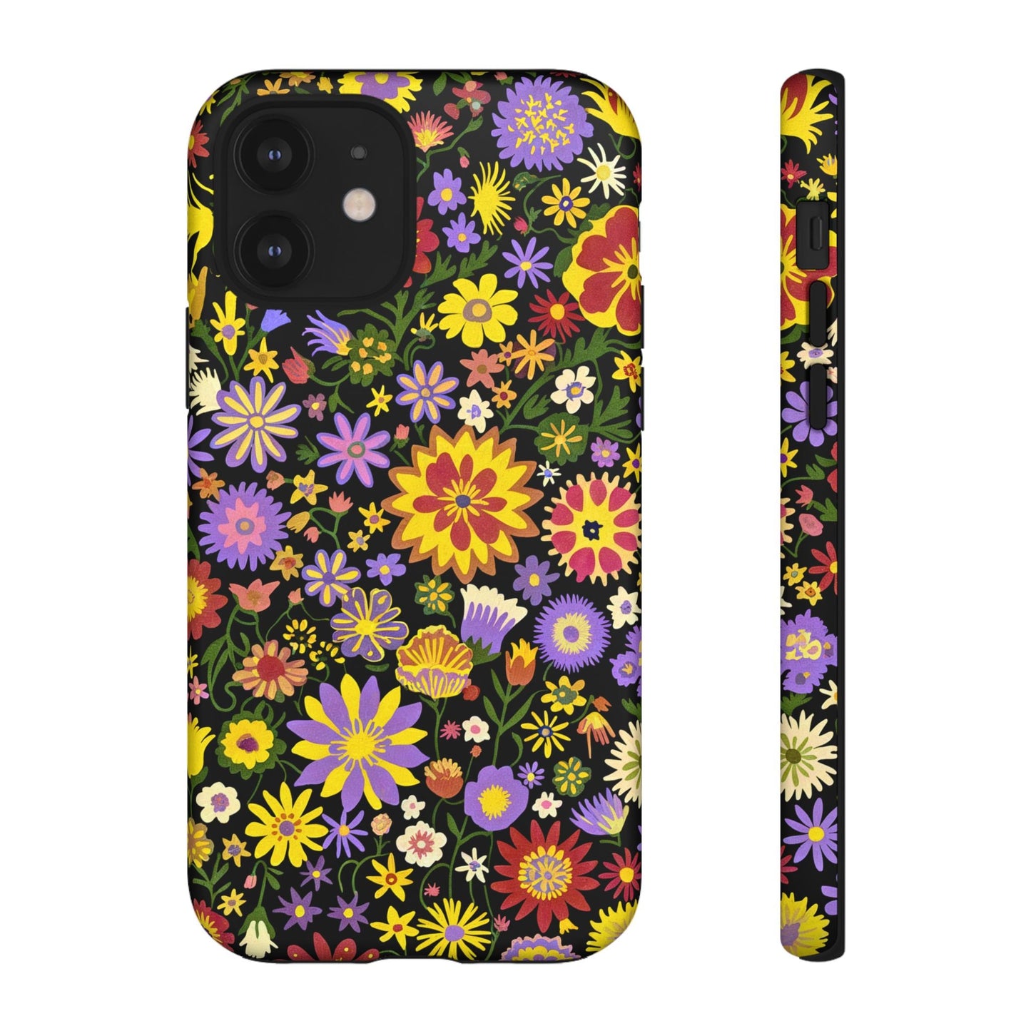 iphone case Midnight Wildflower Tapestry iPhone 12
