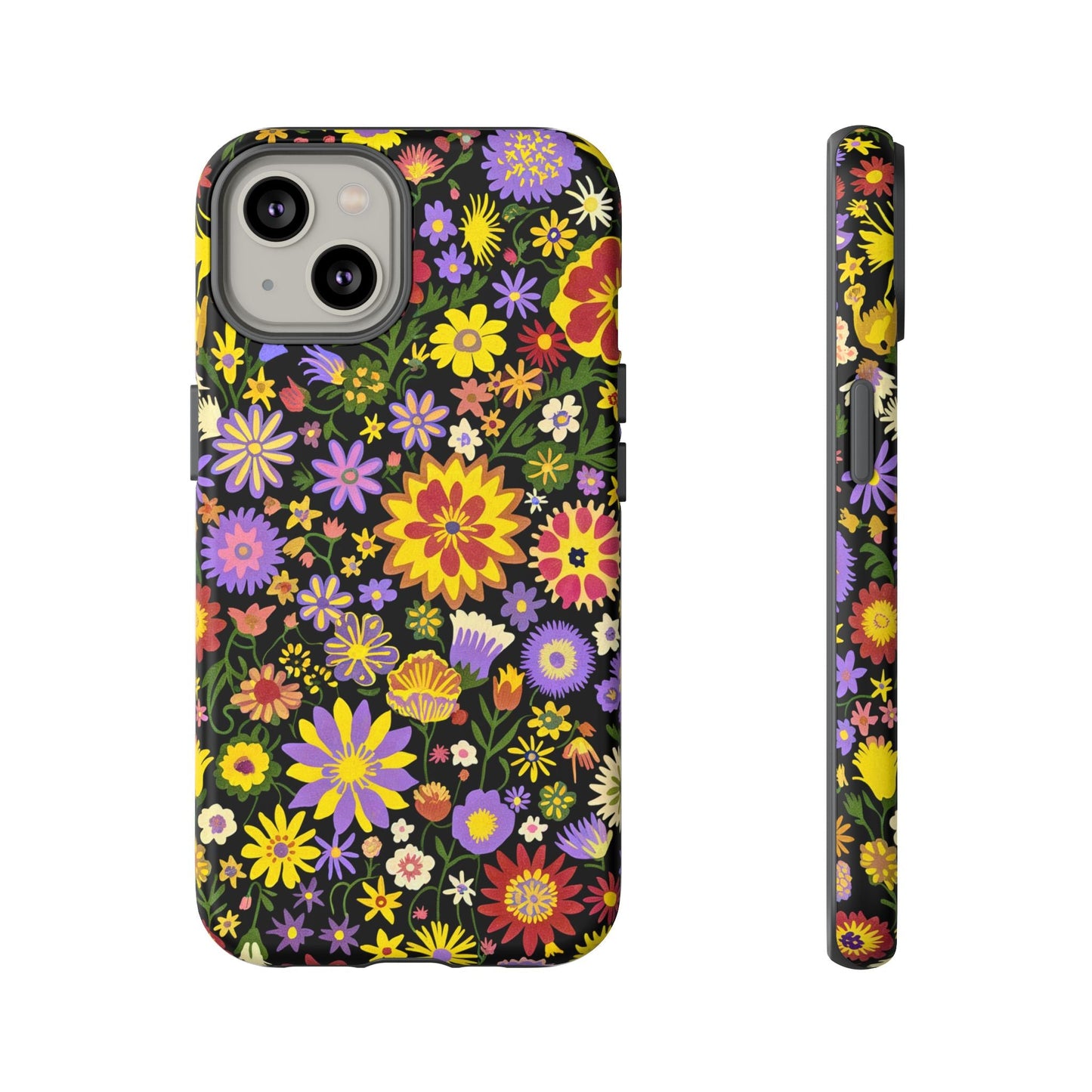 iphone case Midnight Wildflower Tapestry iPhone 14