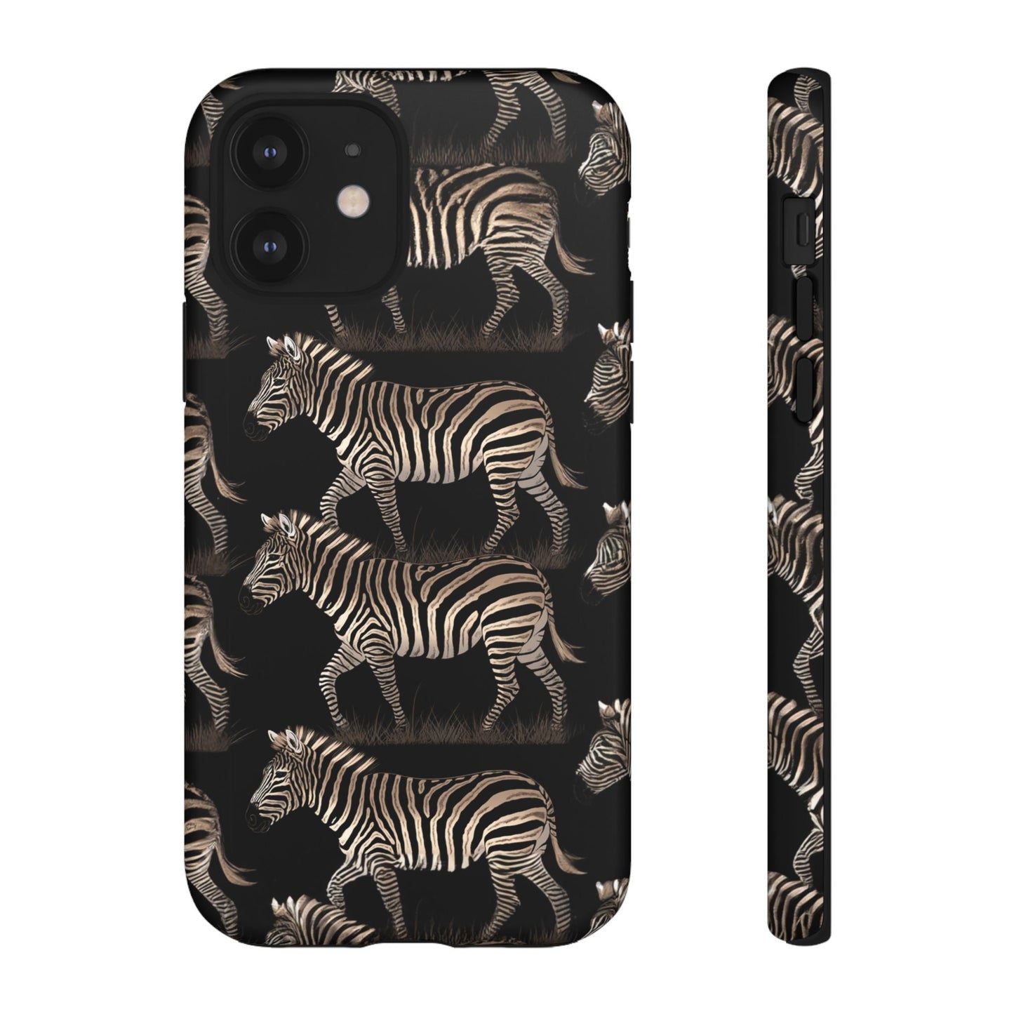 iphone case Midnight Zebra Stroll iPhone 12