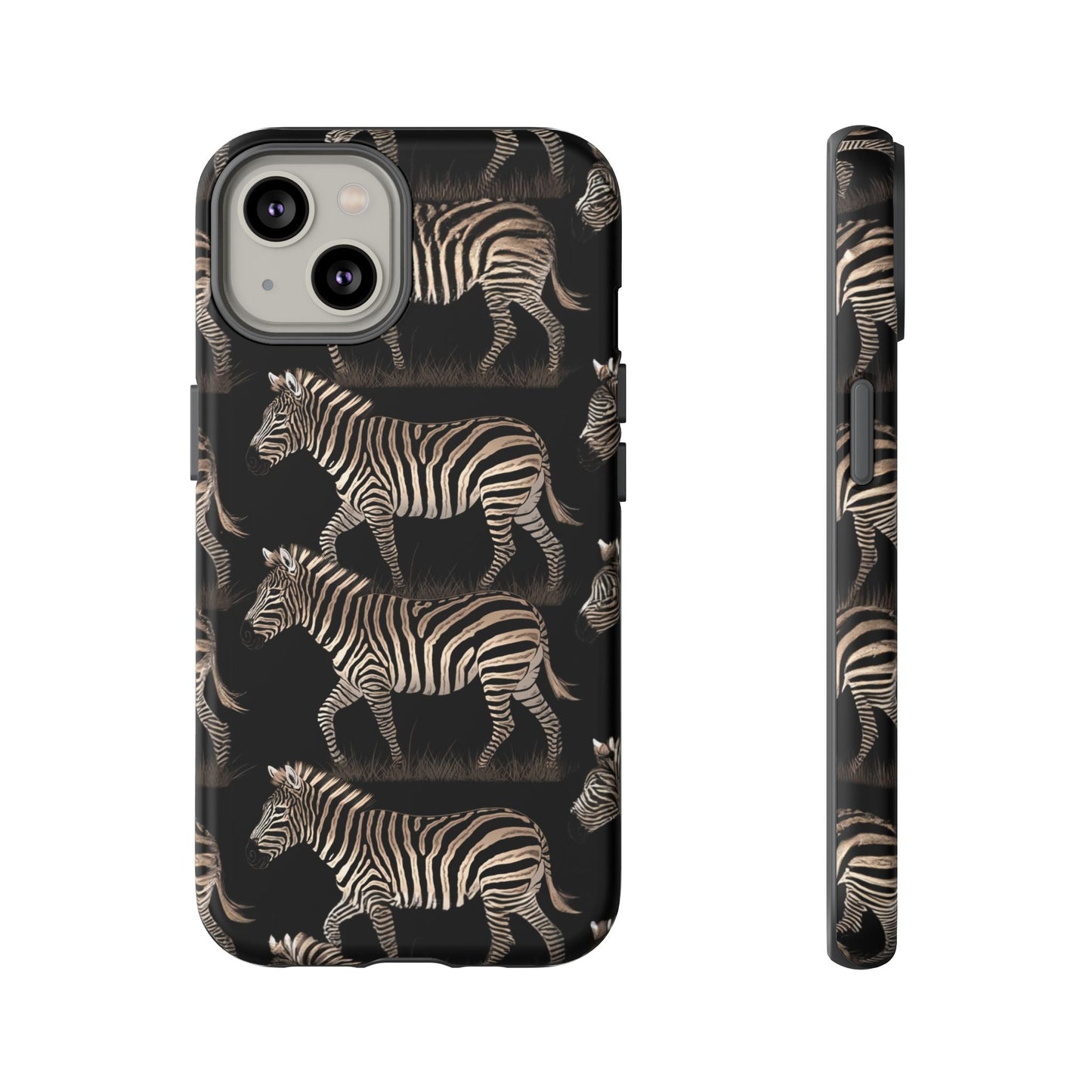 iphone case Midnight Zebra Stroll iPhone 14