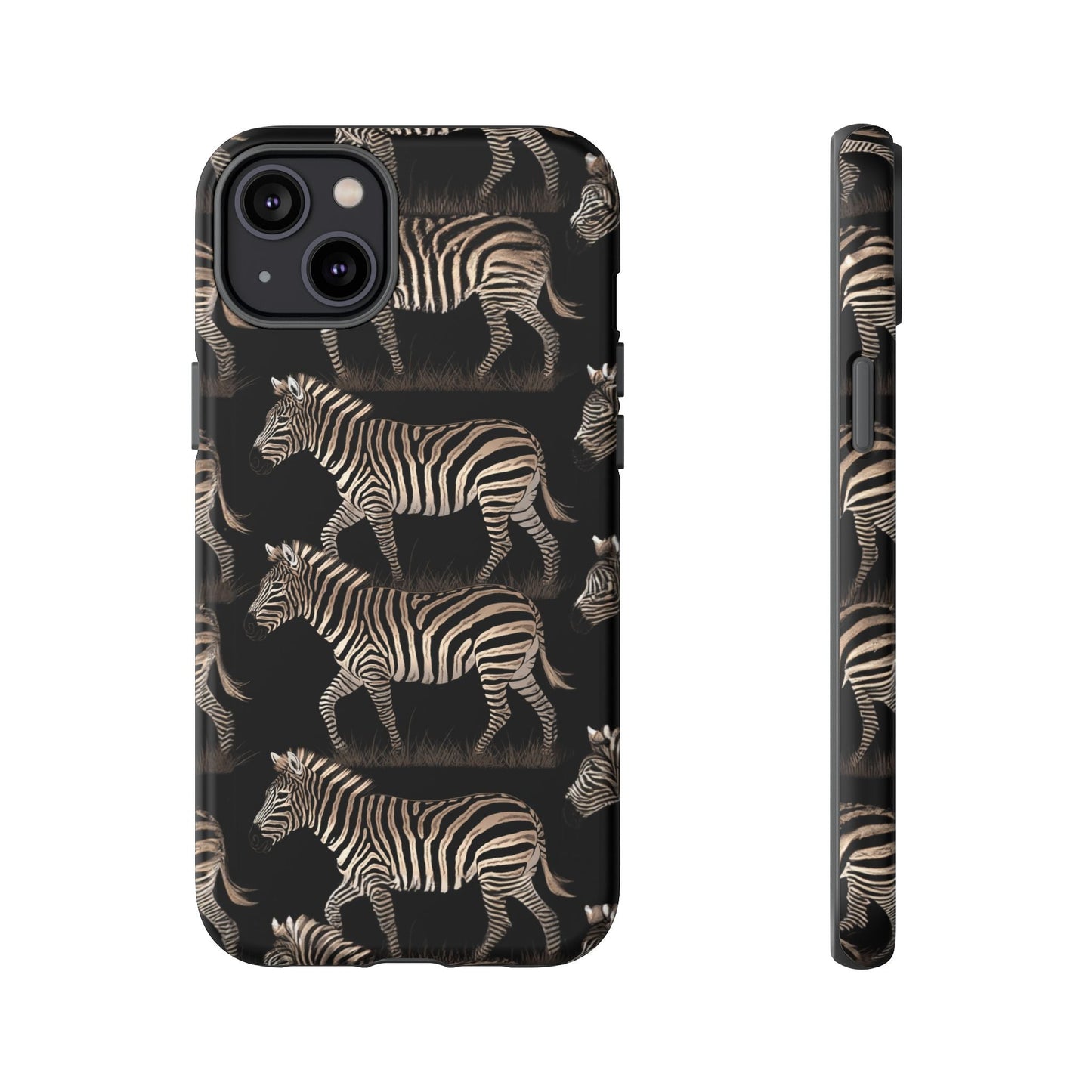 iphone case Midnight Zebra Stroll iPhone 14 Plus