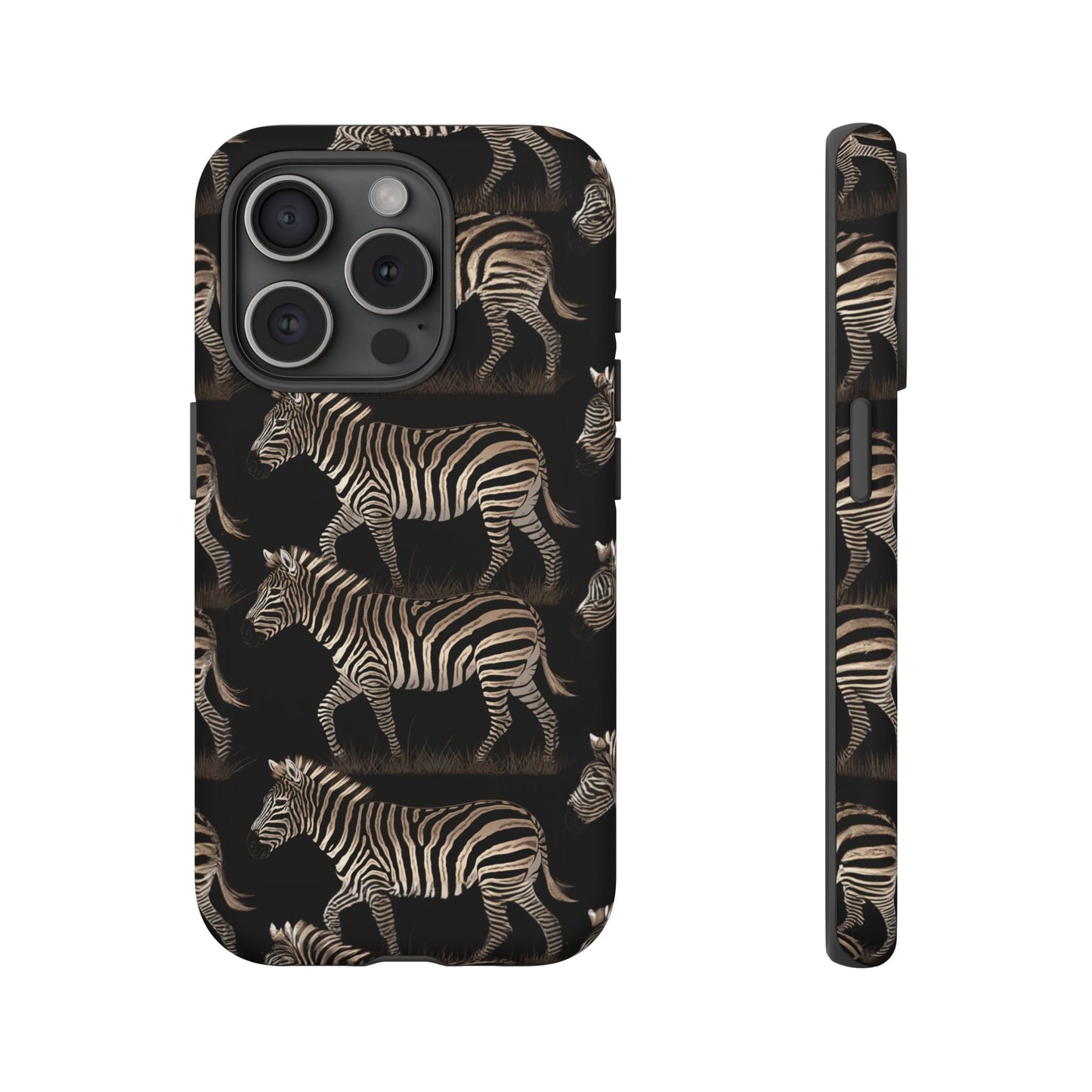 iphone case Midnight Zebra Stroll iPhone 15 Pro