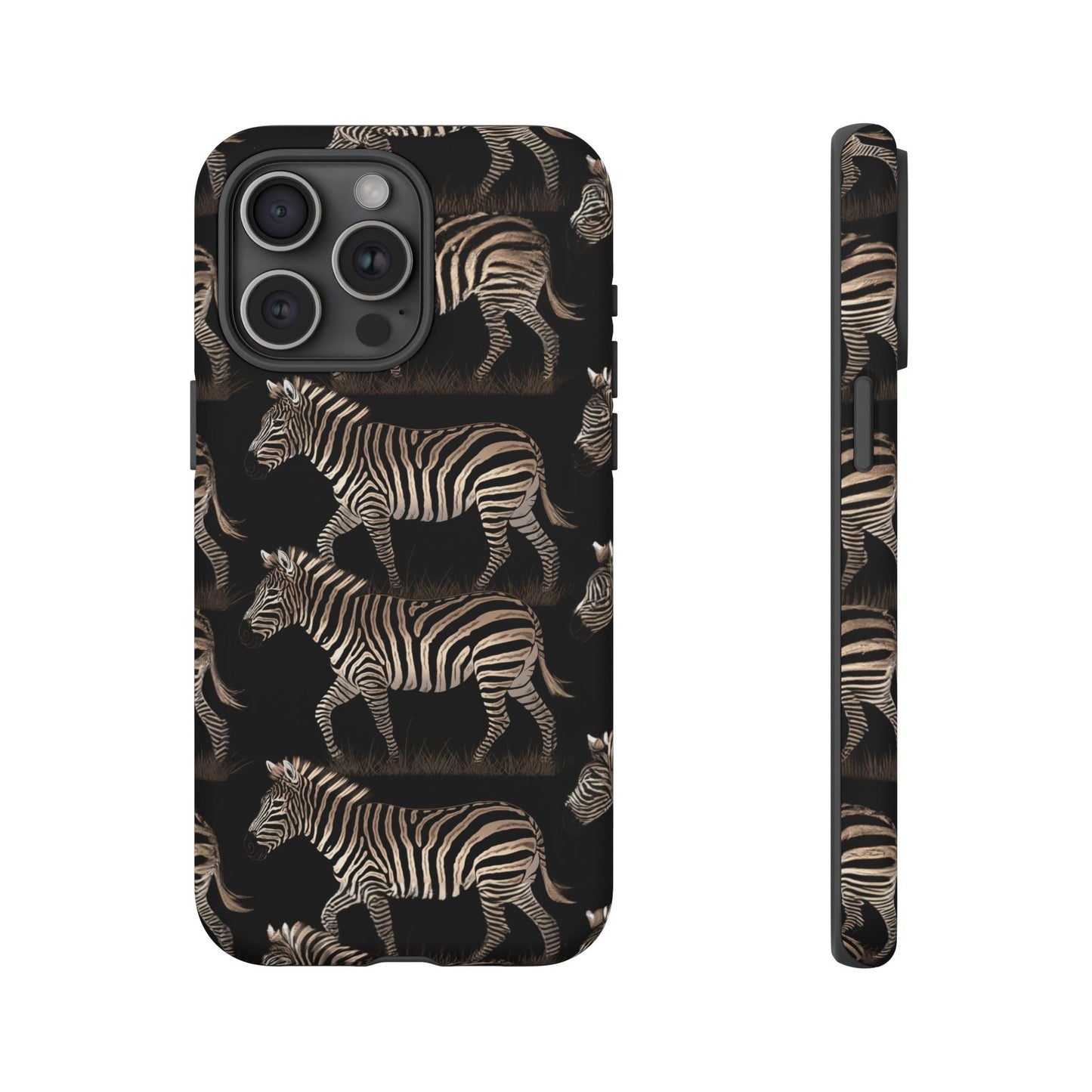 iphone case Midnight Zebra Stroll iPhone 15 Pro Max