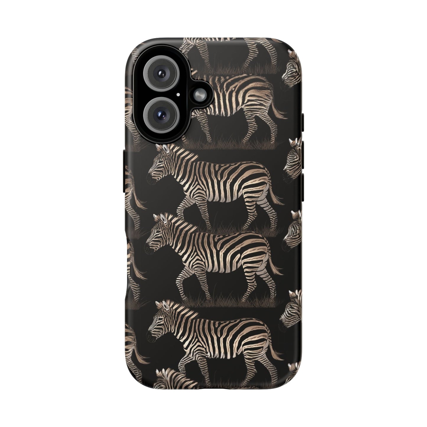 iphone case Midnight Zebra Stroll iPhone 16