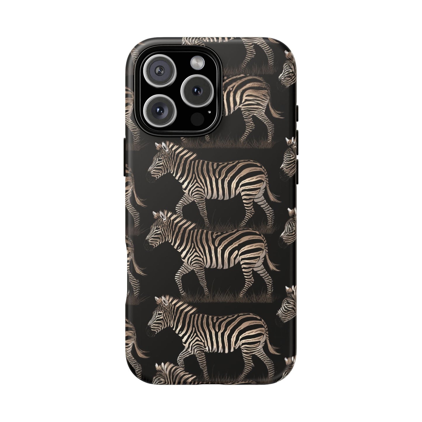 iphone case Midnight Zebra Stroll iPhone 16 Pro Max