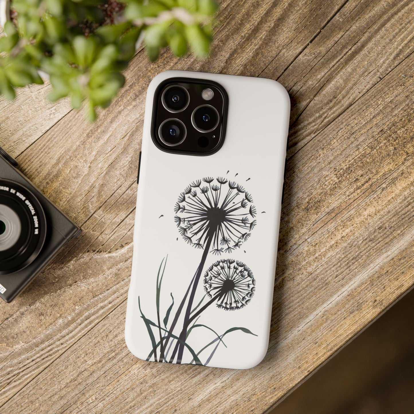 iphone case Minimal Dandelion Art
