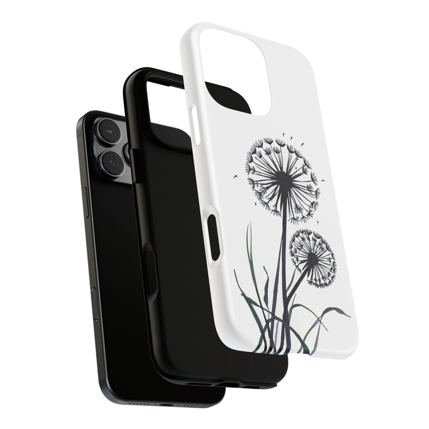 iphone case Minimal Dandelion Art