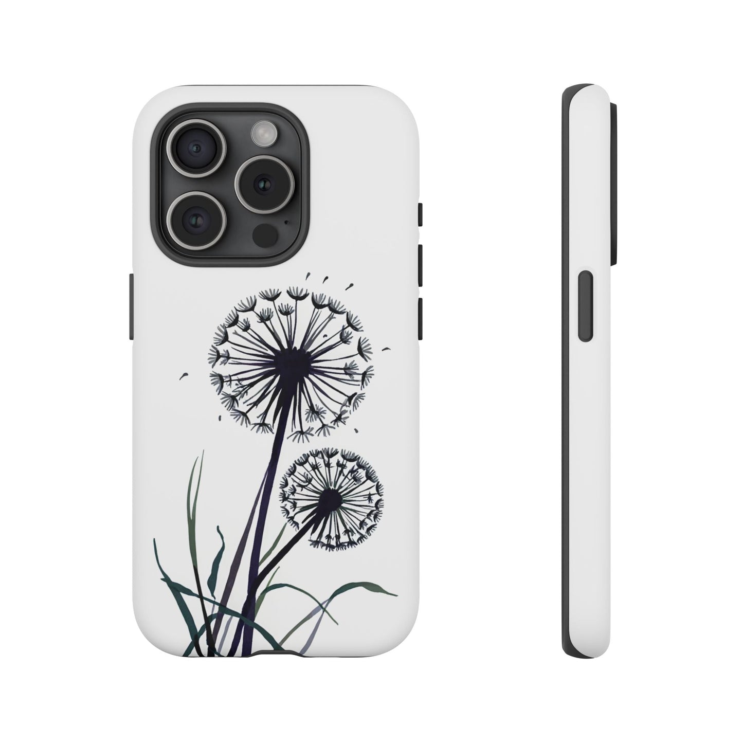 iphone case Minimal Dandelion Art iPhone 15 Pro
