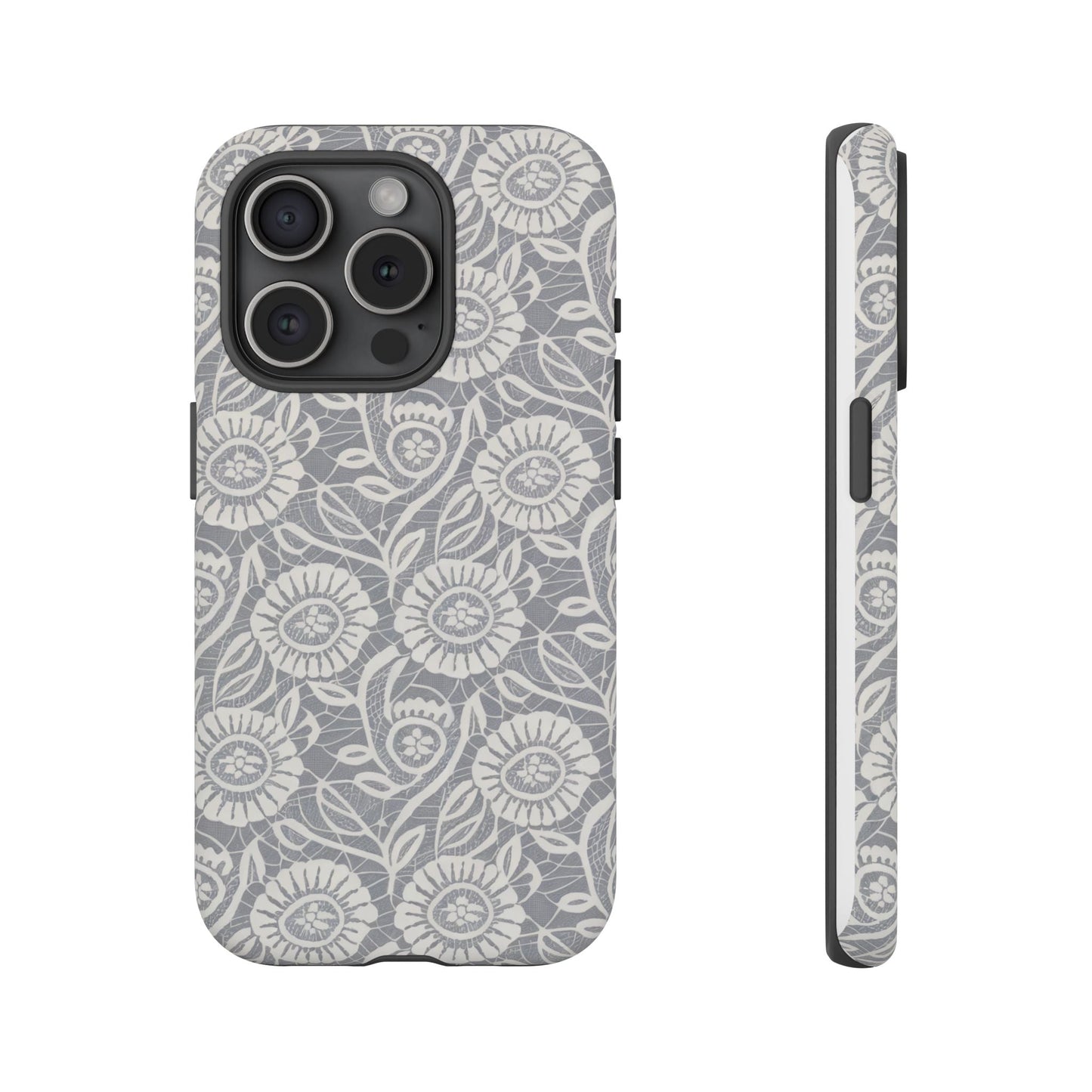 iphone case Modern Lace Blooms iPhone 15 Pro