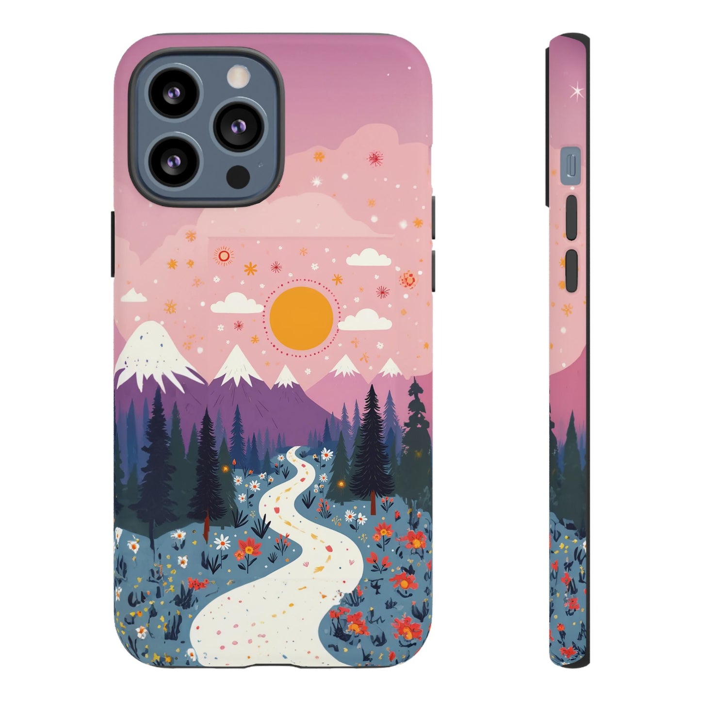iphone case Mountain Wildflower Path iPhone 13 Pro Max