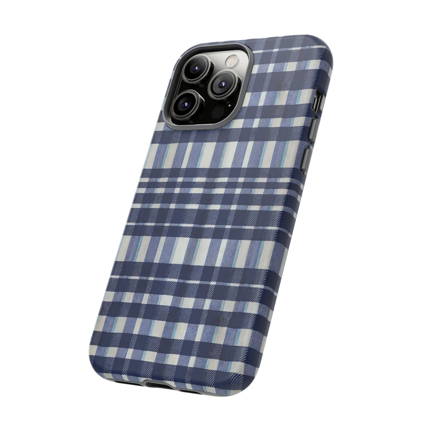 iphone case Navy Kitchen Plaid