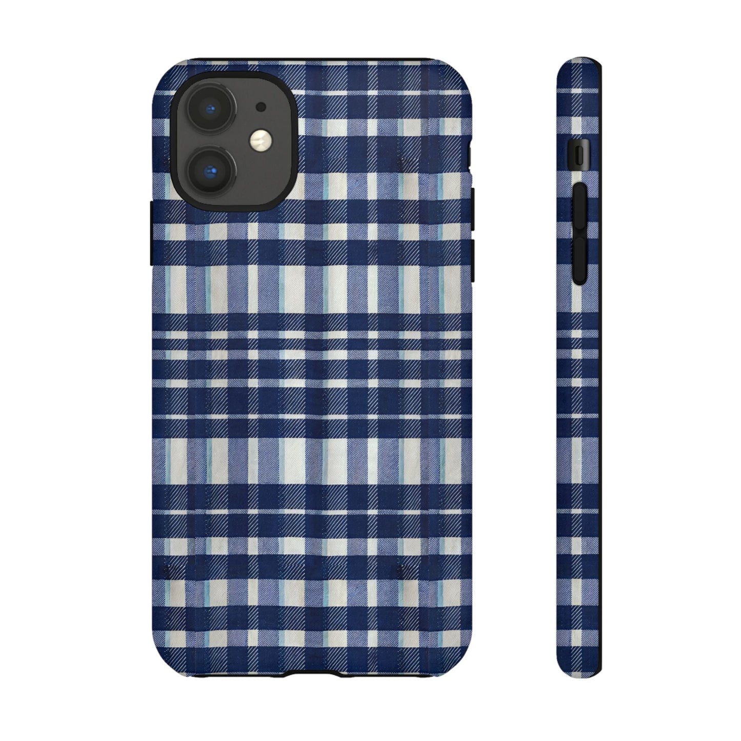 iphone case Navy Kitchen Plaid iPhone 11