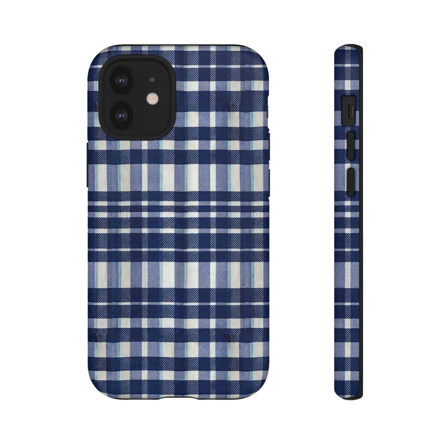 iphone case Navy Kitchen Plaid iPhone 12 Mini