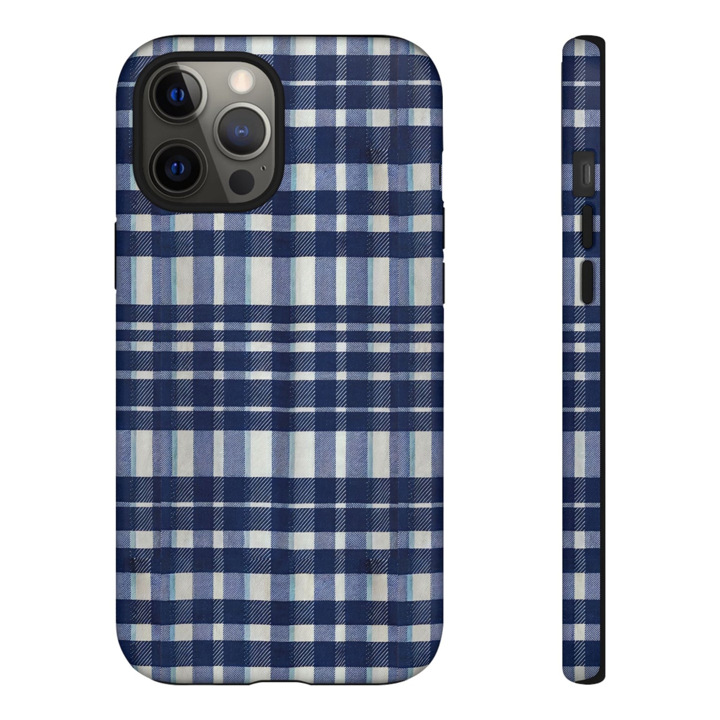 iphone case Navy Kitchen Plaid iPhone 12 Pro Max