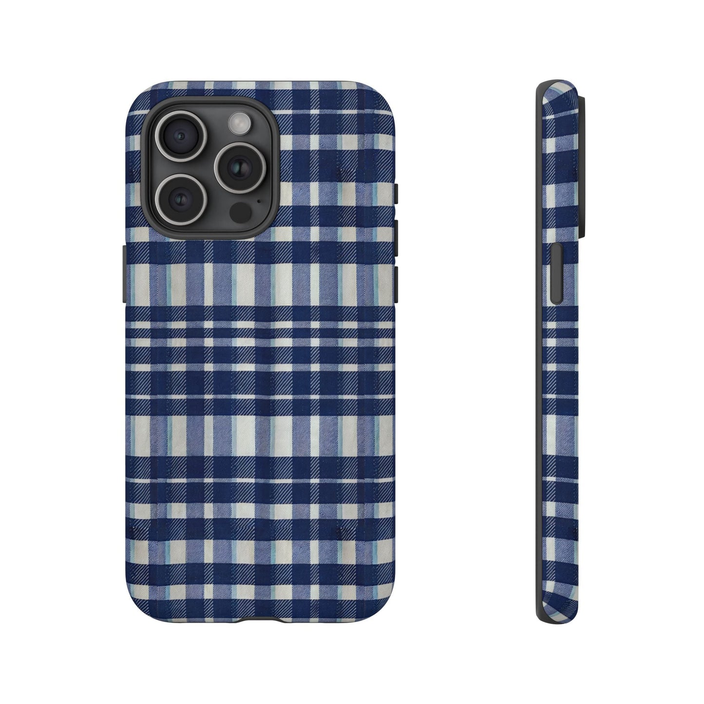 iphone case Navy Kitchen Plaid iPhone 15 Pro Max