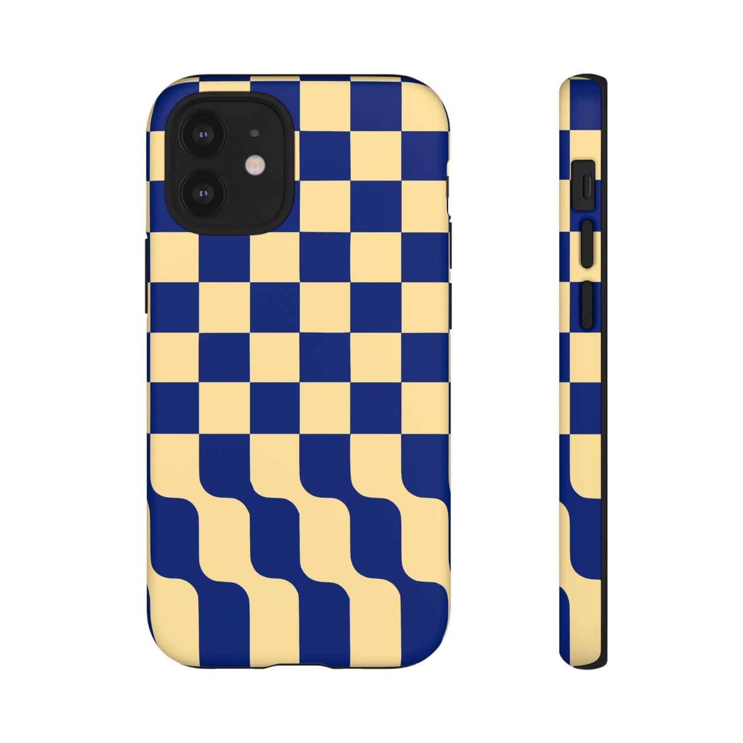 iphone case Navy Wave Checkerboard iPhone 12 Mini