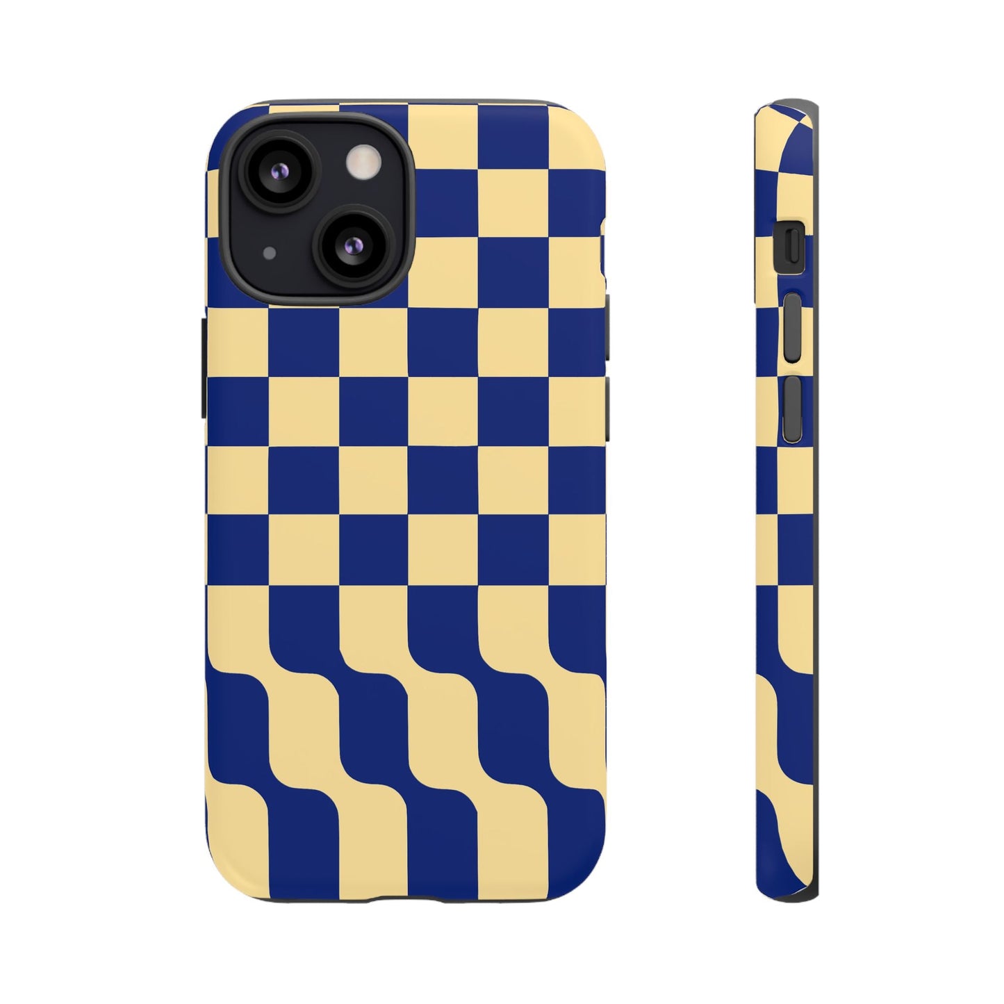iphone case Navy Wave Checkerboard iPhone 13 Mini