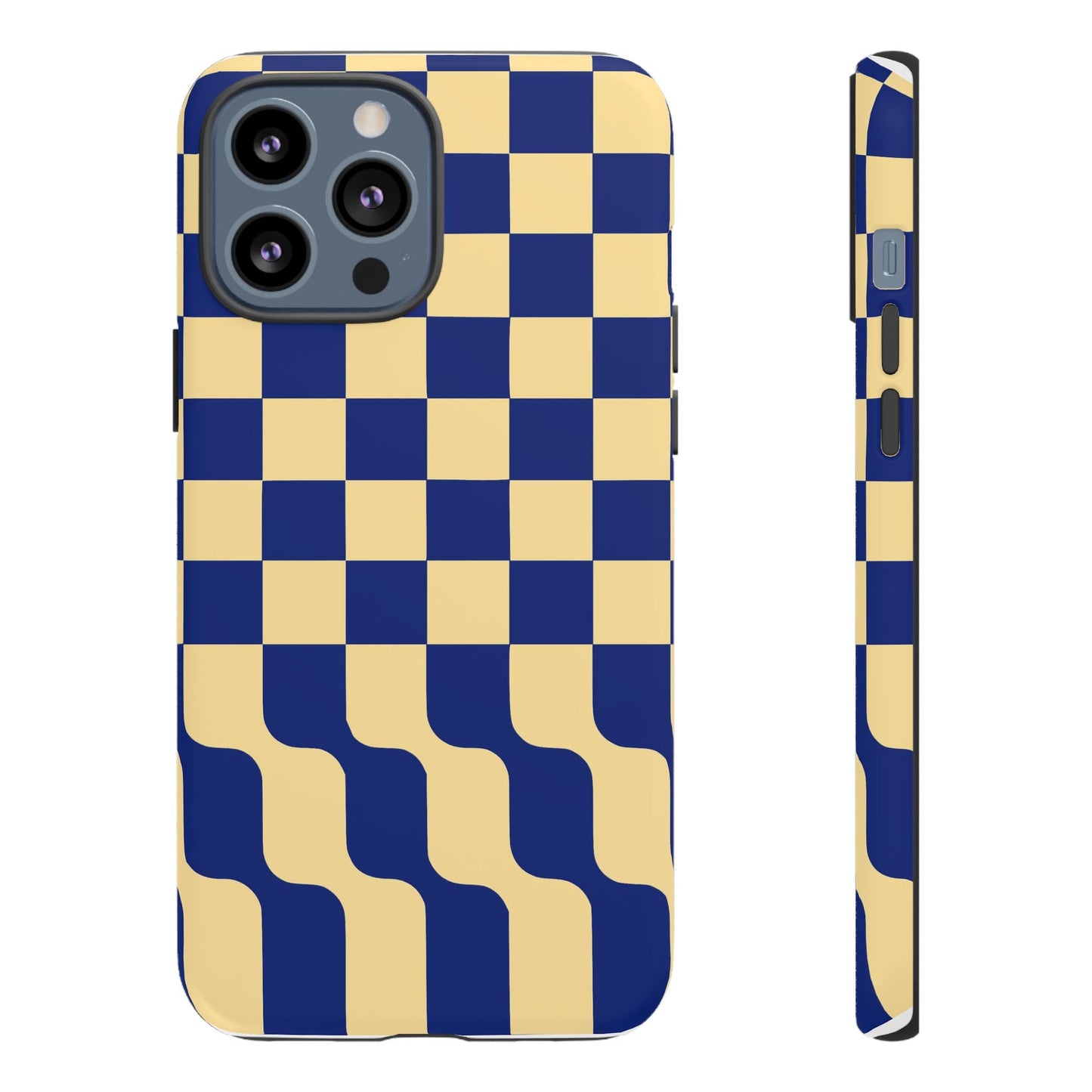 iphone case Navy Wave Checkerboard iPhone 13 Pro Max