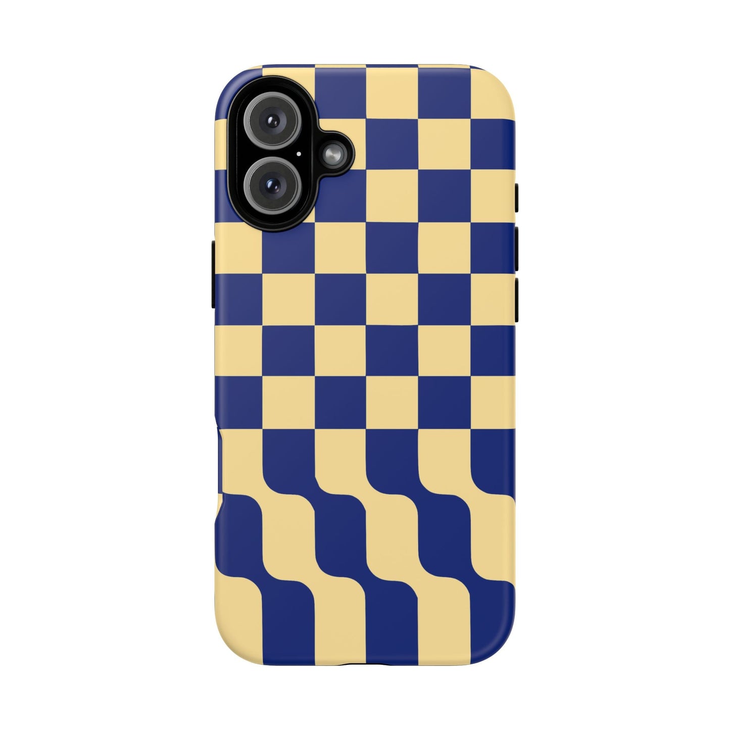 iphone case Navy Wave Checkerboard iPhone 16 Plus