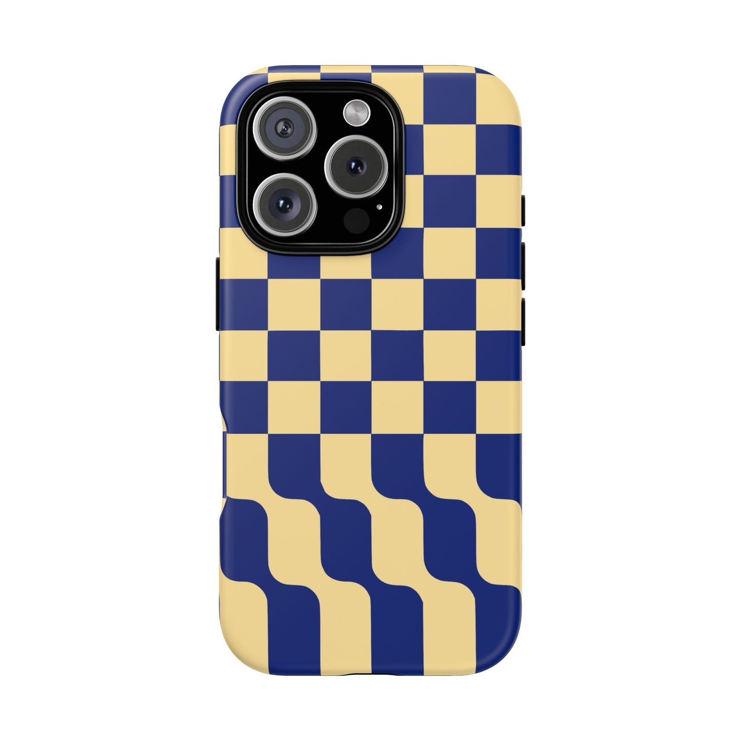 iphone case Navy Wave Checkerboard iPhone 16 Pro
